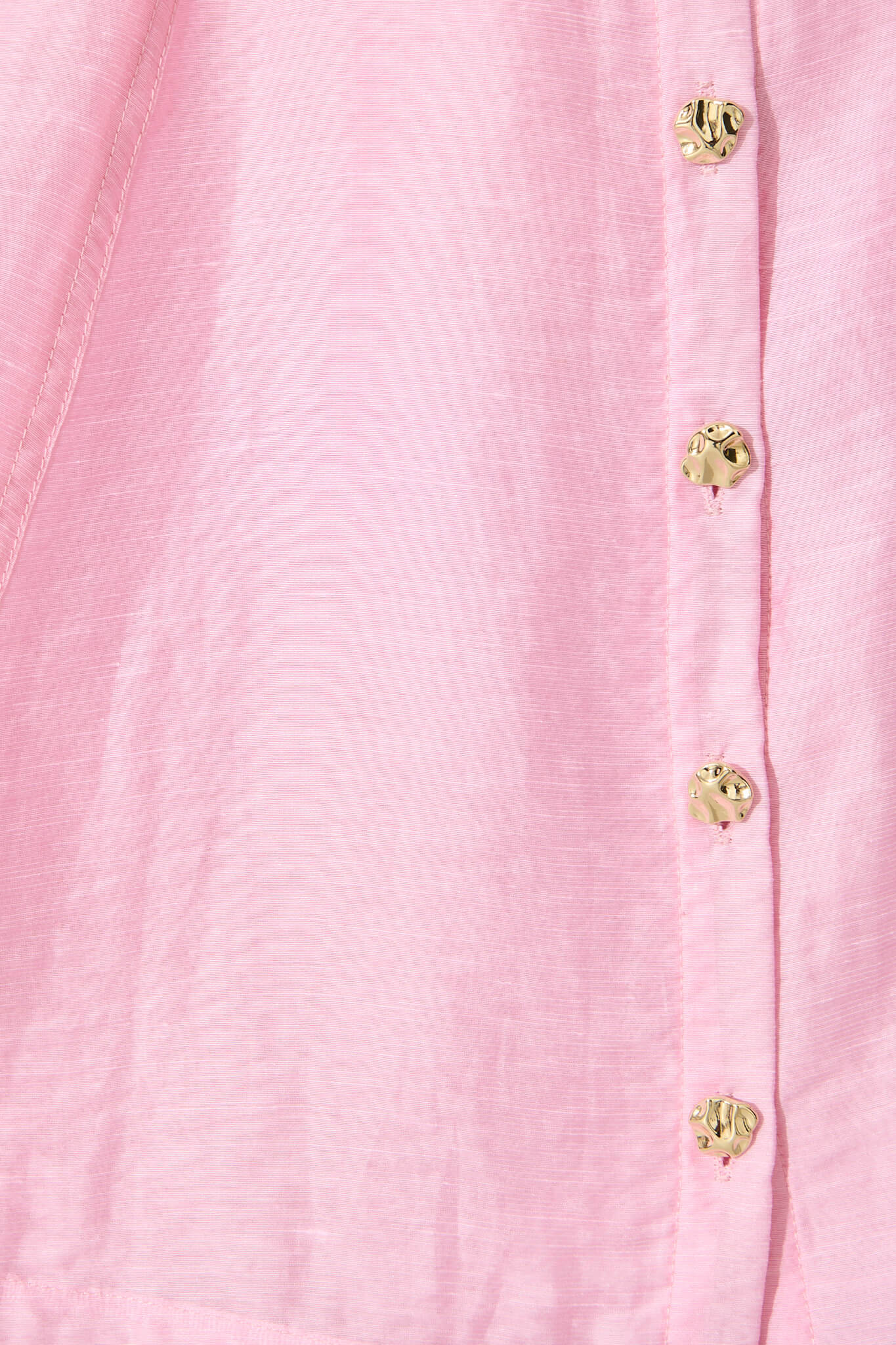 Admirer Shirt Dress in Pink Organza - Image 10