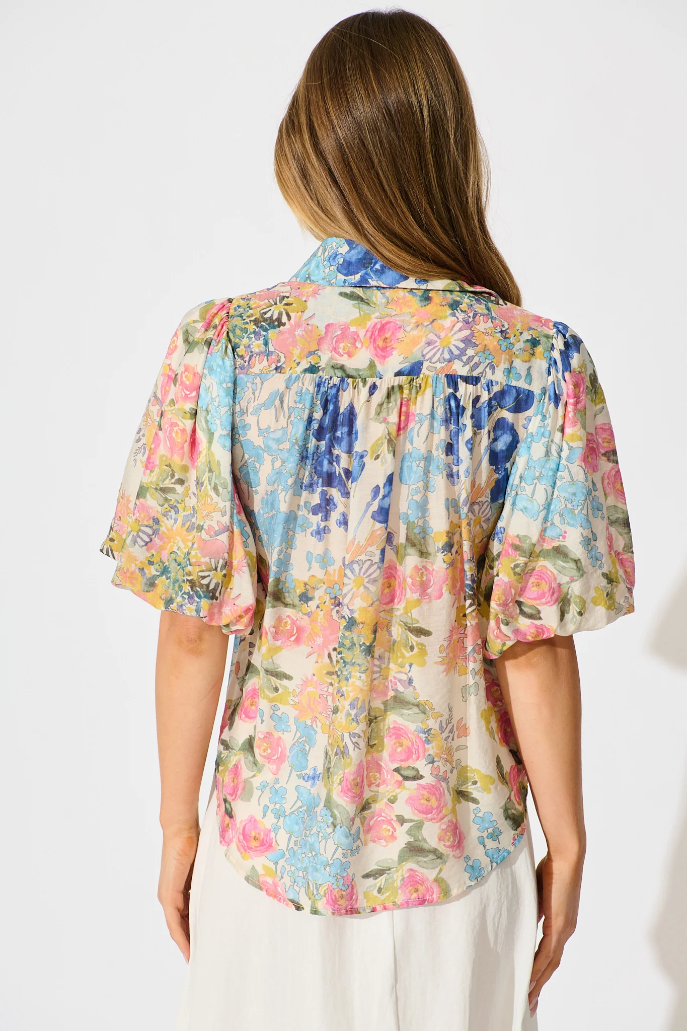 Aeryn Shirt In Vintage Floral Print - Image 3