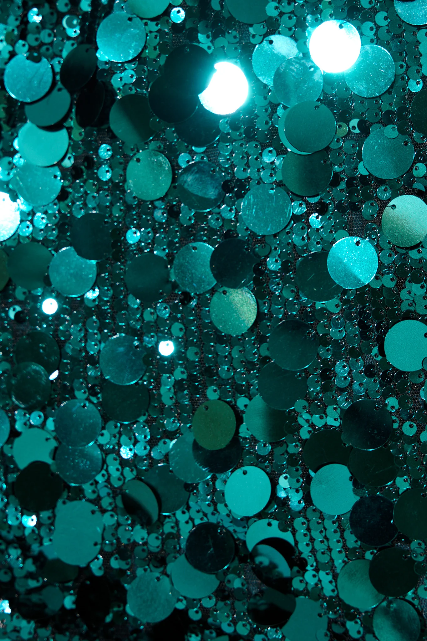 After Party Dress in Emerald Sequin - Image 9