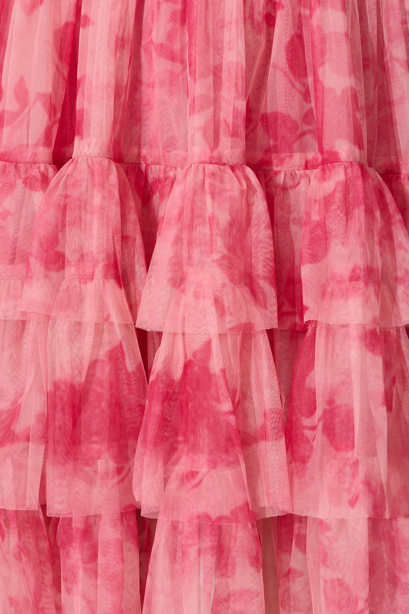 Air and Grace Dress in Pink Floral Tulle - Image 9