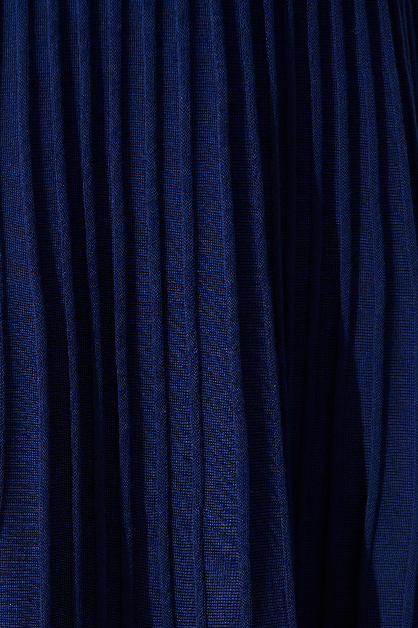 Albi Midi Knit Dress In Navy Cotton Blend - Image 10