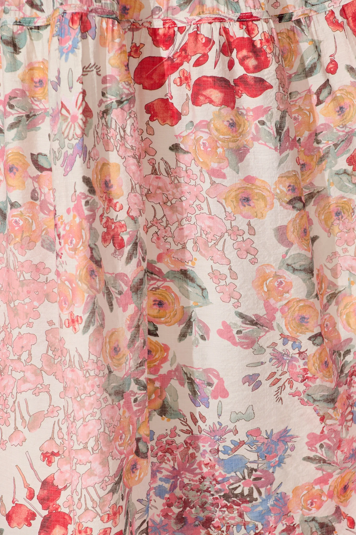 Amalie Midi Dress In Blush Multi Floral - Image 10
