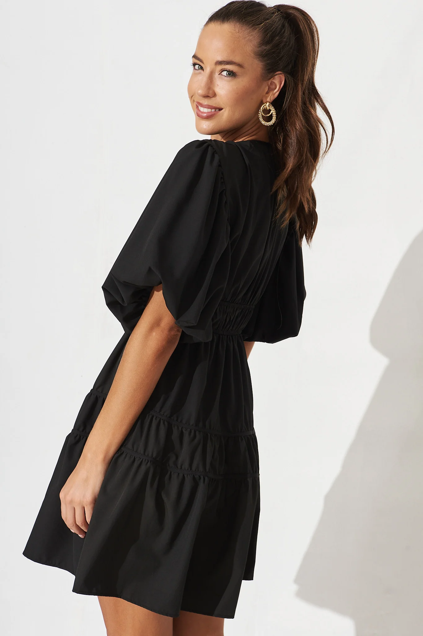 Amarini Dress In Black - Image 2