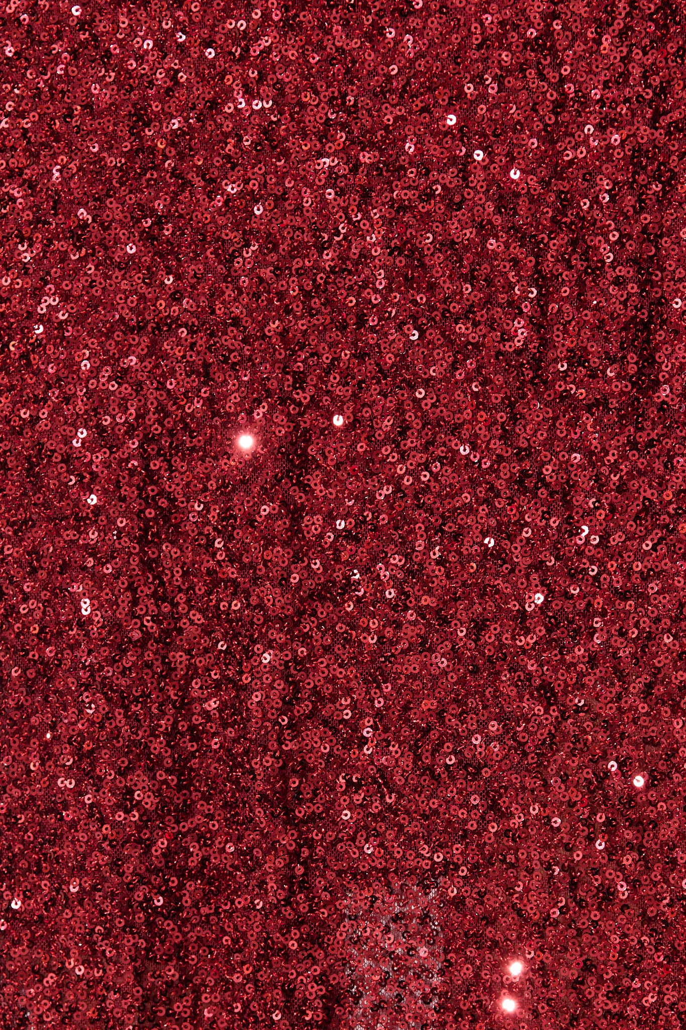 Amiri Off Shoulder Maxi Dress in Wine Sequin - Image 6
