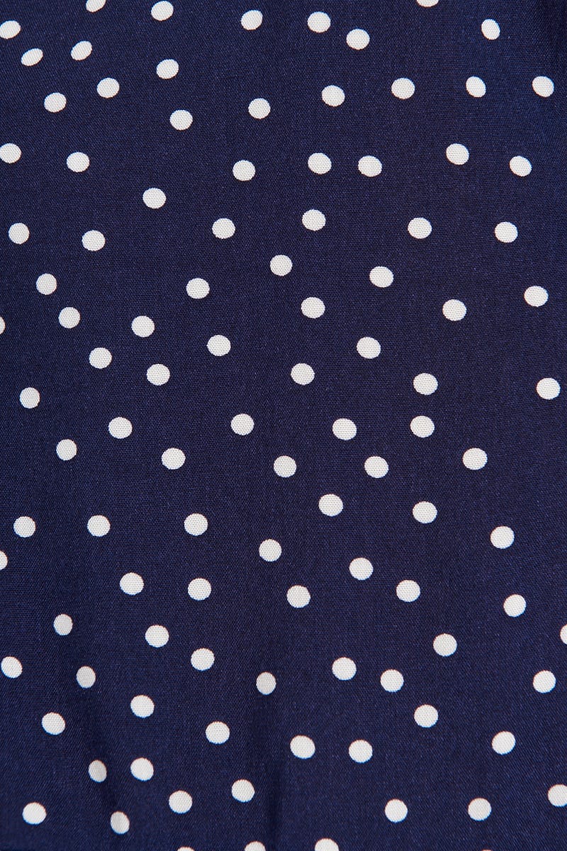Apollo Dress in Navy Spot - Image 6