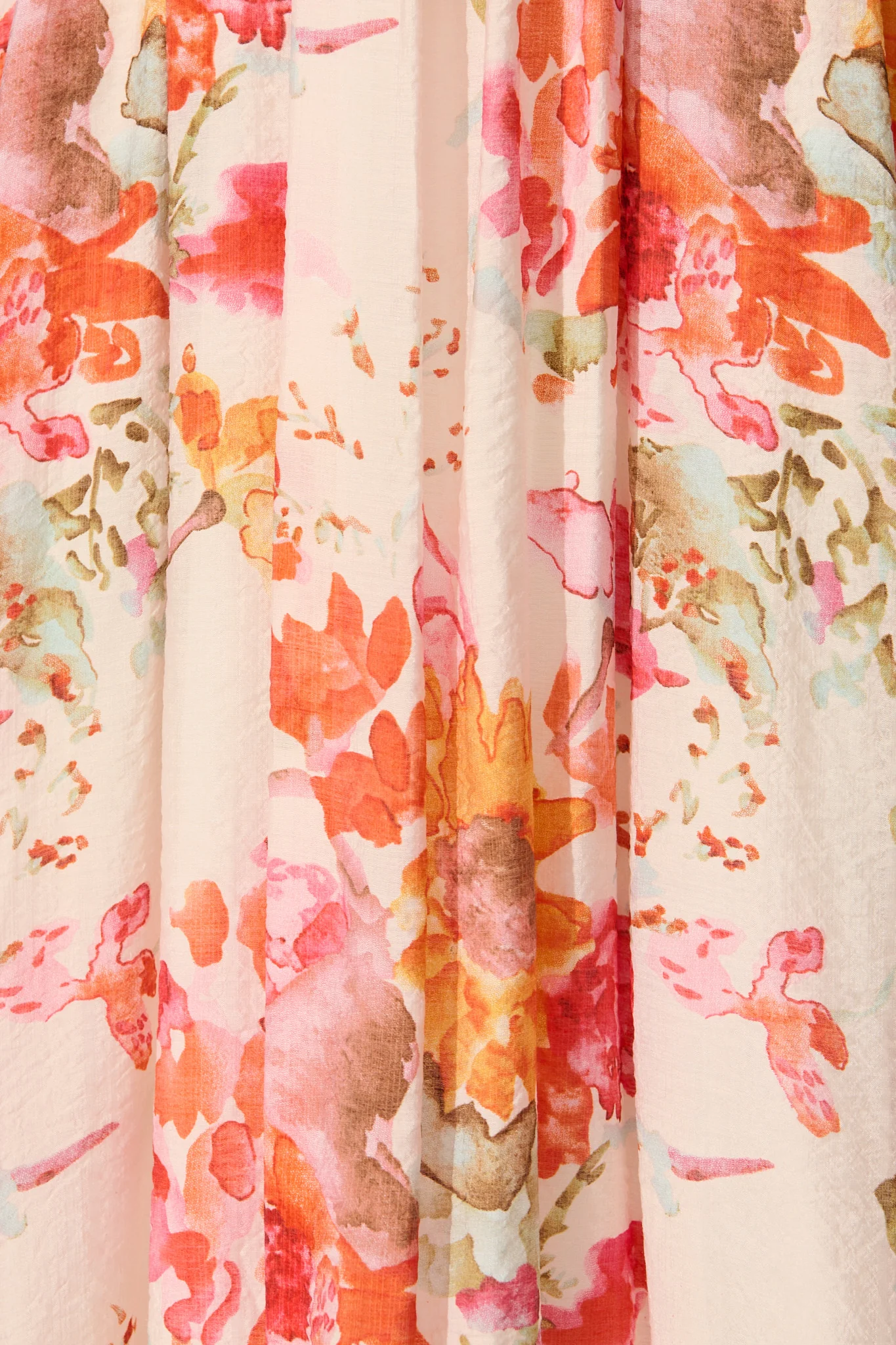 Apryl Maxi Dress in Blush with Tangerine Floral - Image 6