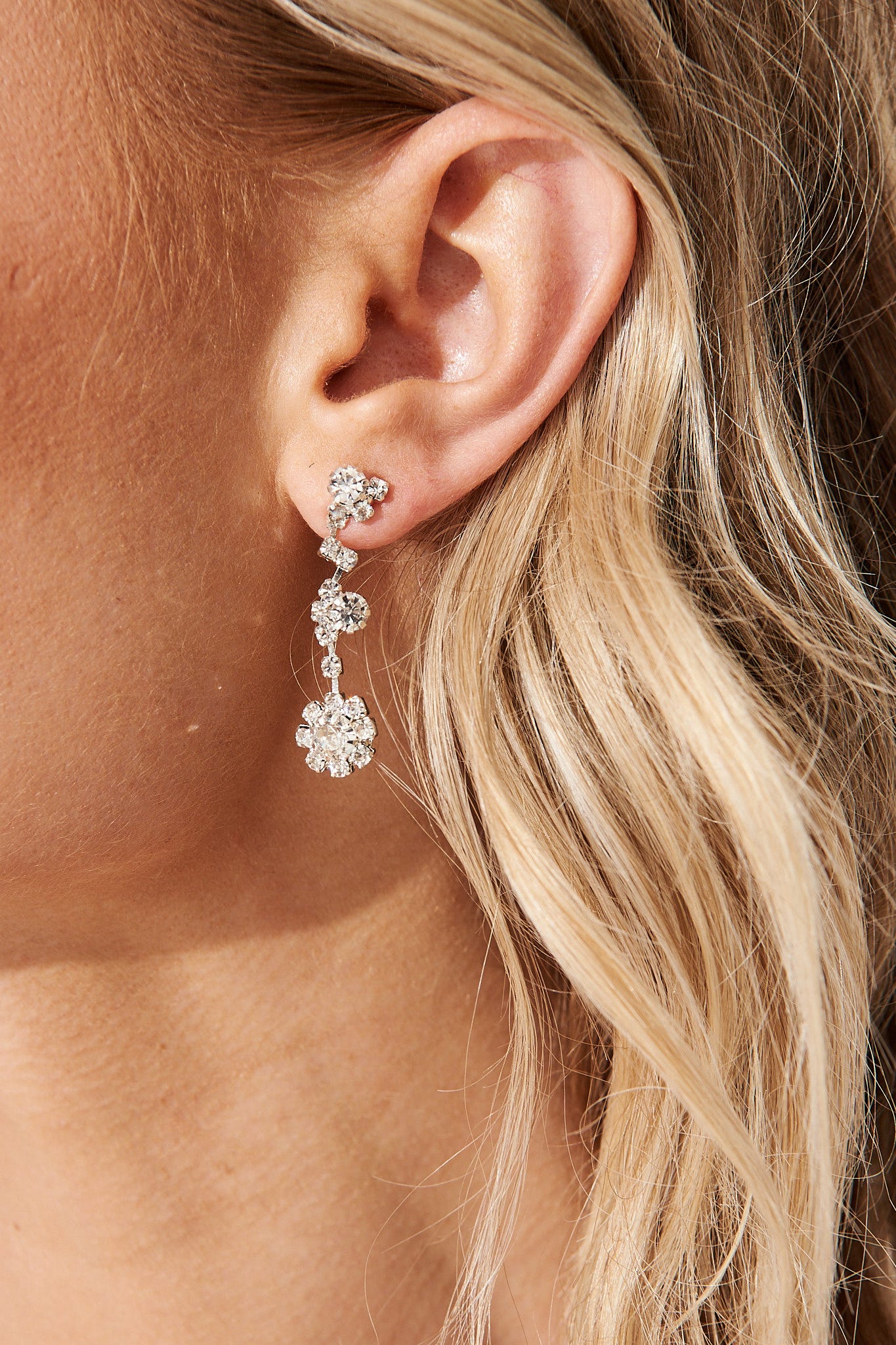 august + delilah Be Mine Necklace and Earrings Set in Silver - Image 5