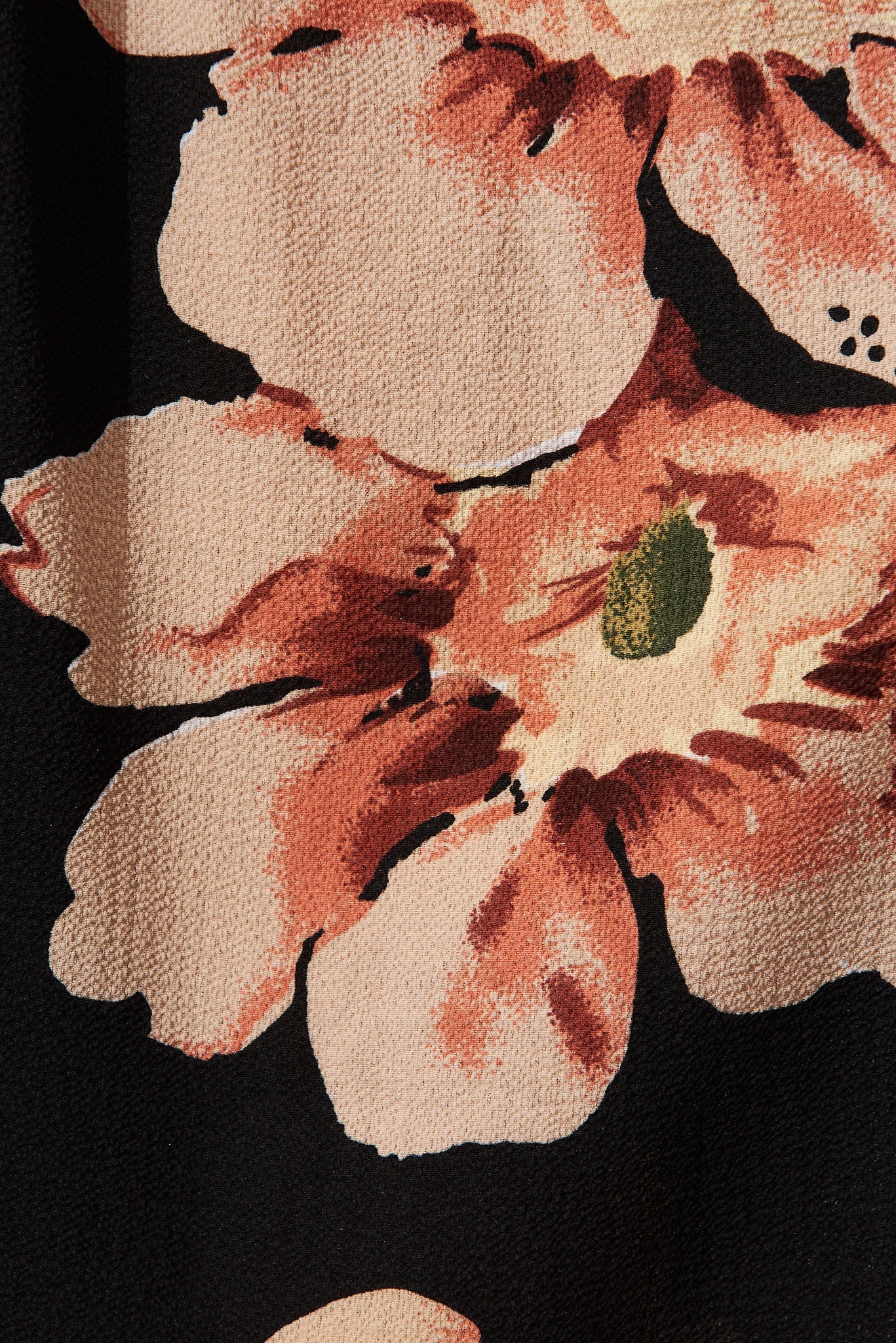 Ava Dress In Black With Blush Floral - Image 6