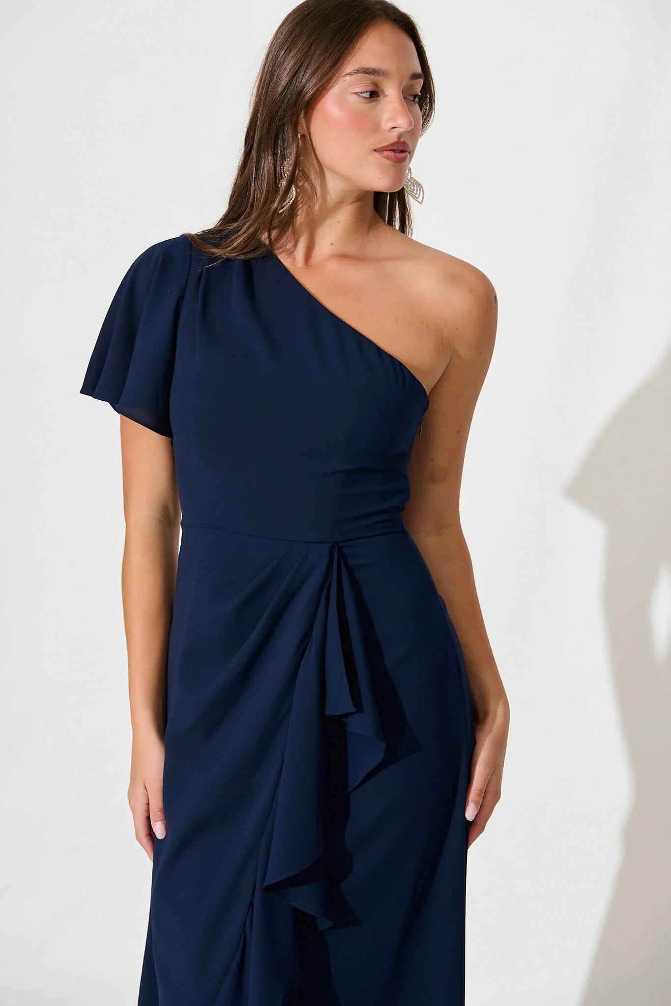 Avian Maxi Dress In Navy - Image 6
