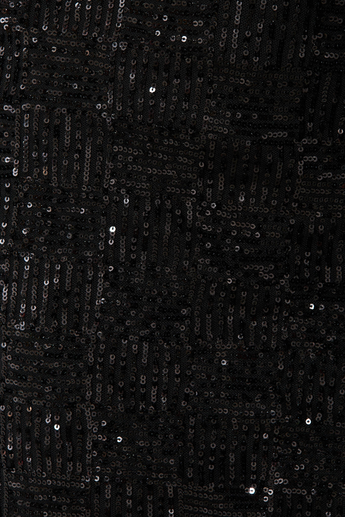 Bejeweled Skirt In Black Sequin - Image 9