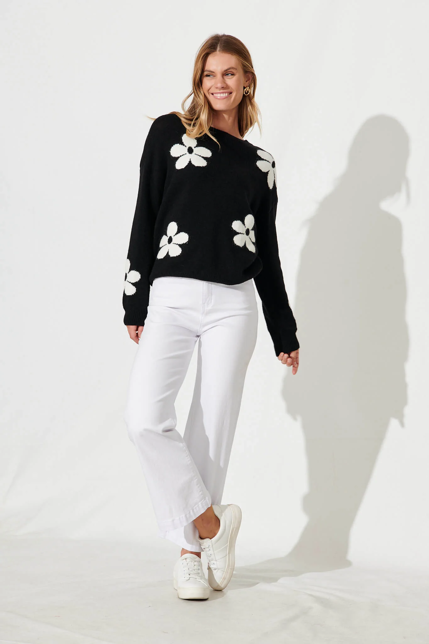 Belarus Knit In Black Wool Blend - Image 4