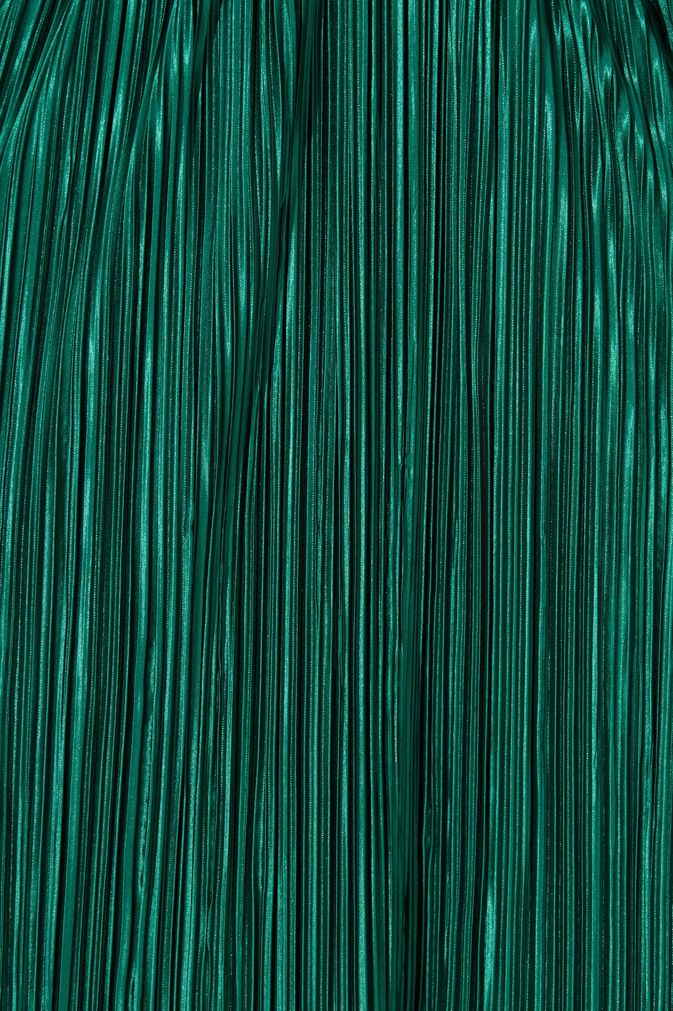 Belle Dress in Dark Green Plisse - Image 6