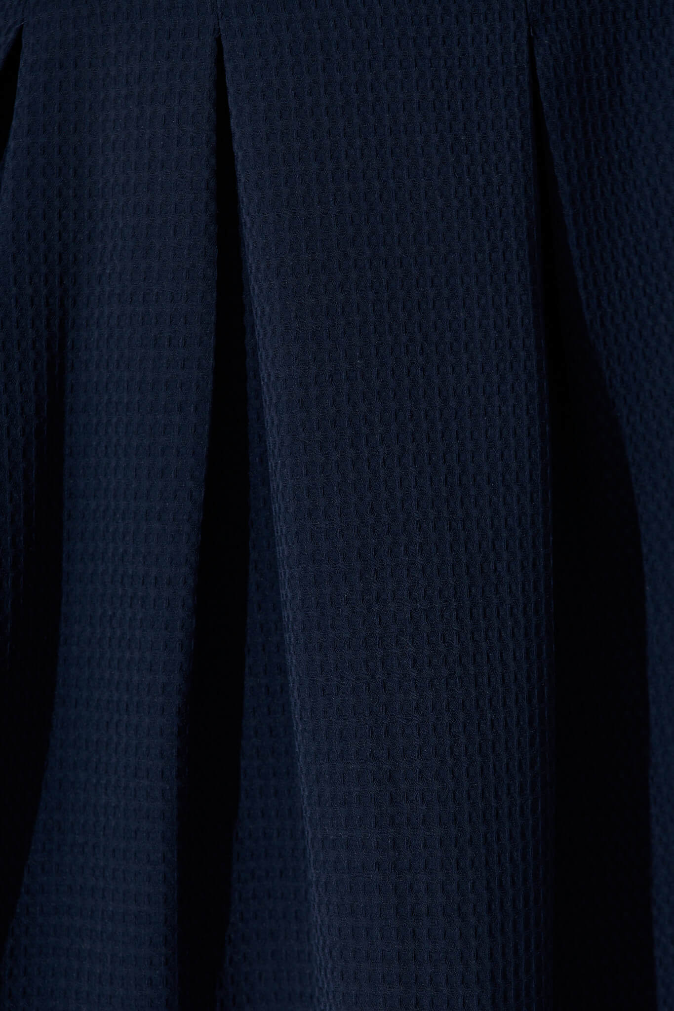 Beth Dress In Textured Navy - Image 10
