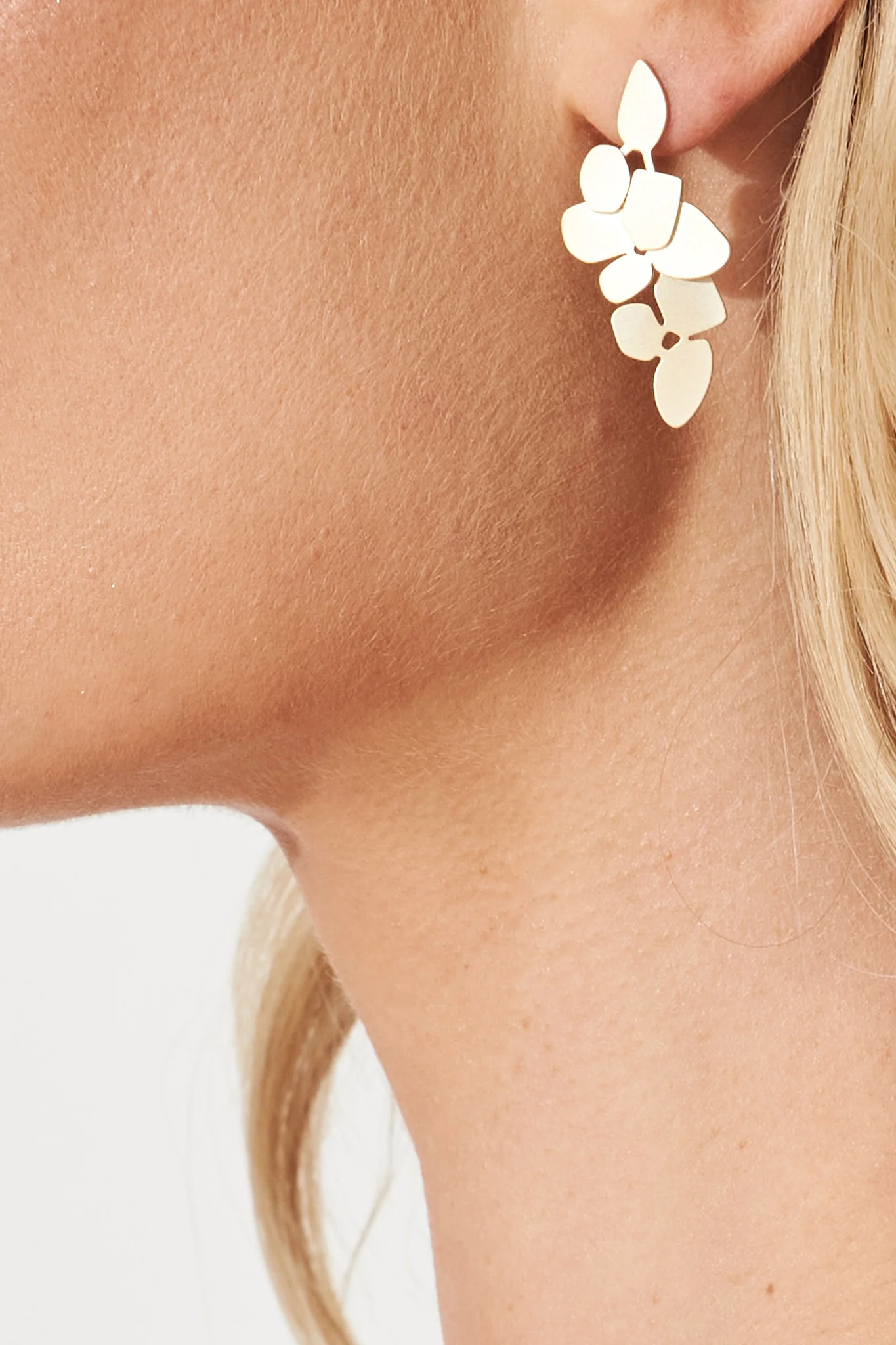 Boracay Drop Earrings In Gold - Image 6