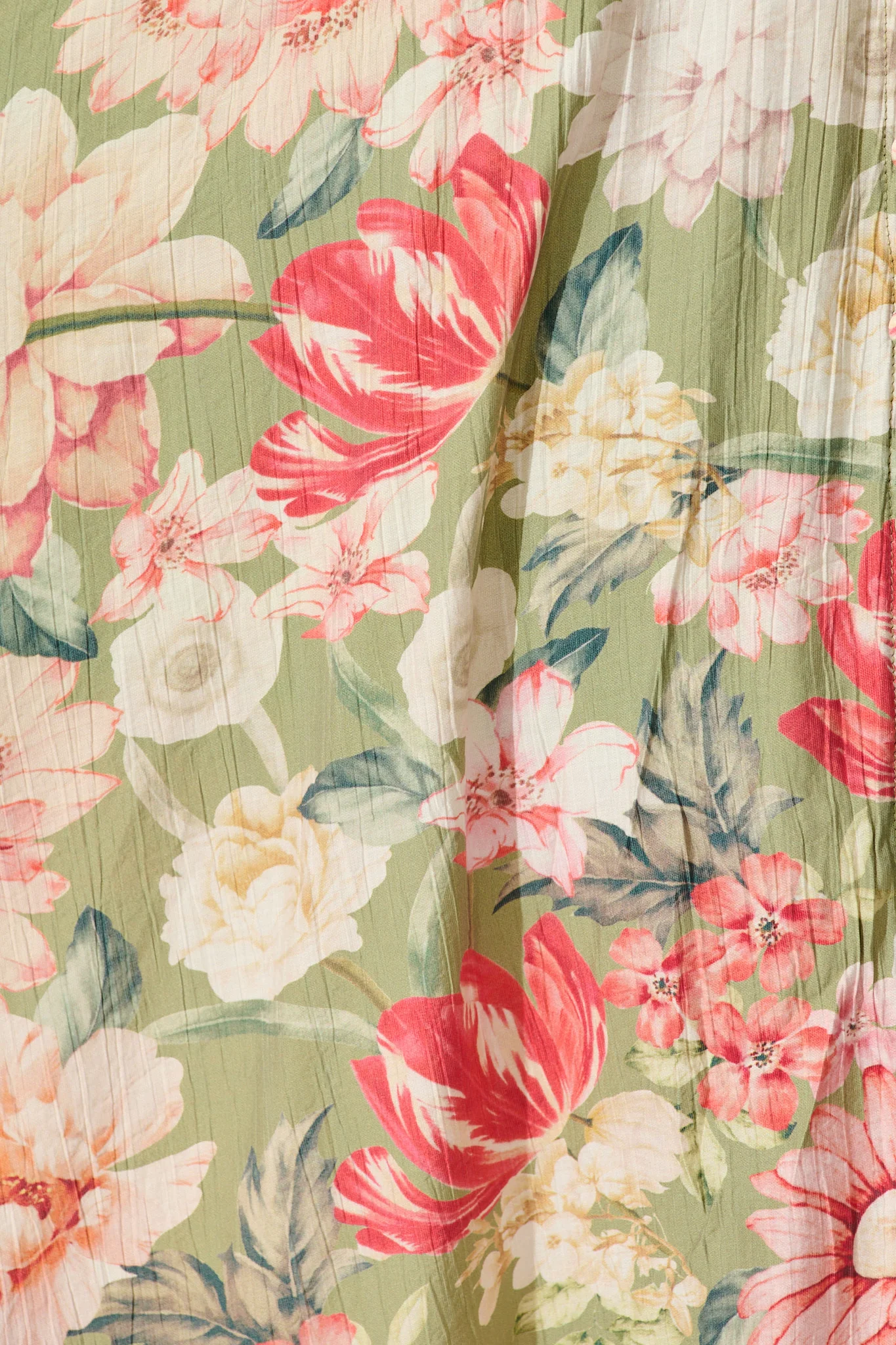 Botanical Romance Maxi Dress in Sage with Blush Floral - Image 6