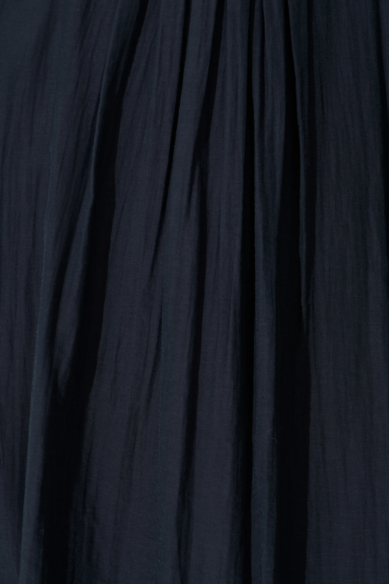 Breeze Maxi Sundress in Pleated Navy Cotton Blend - Image 6