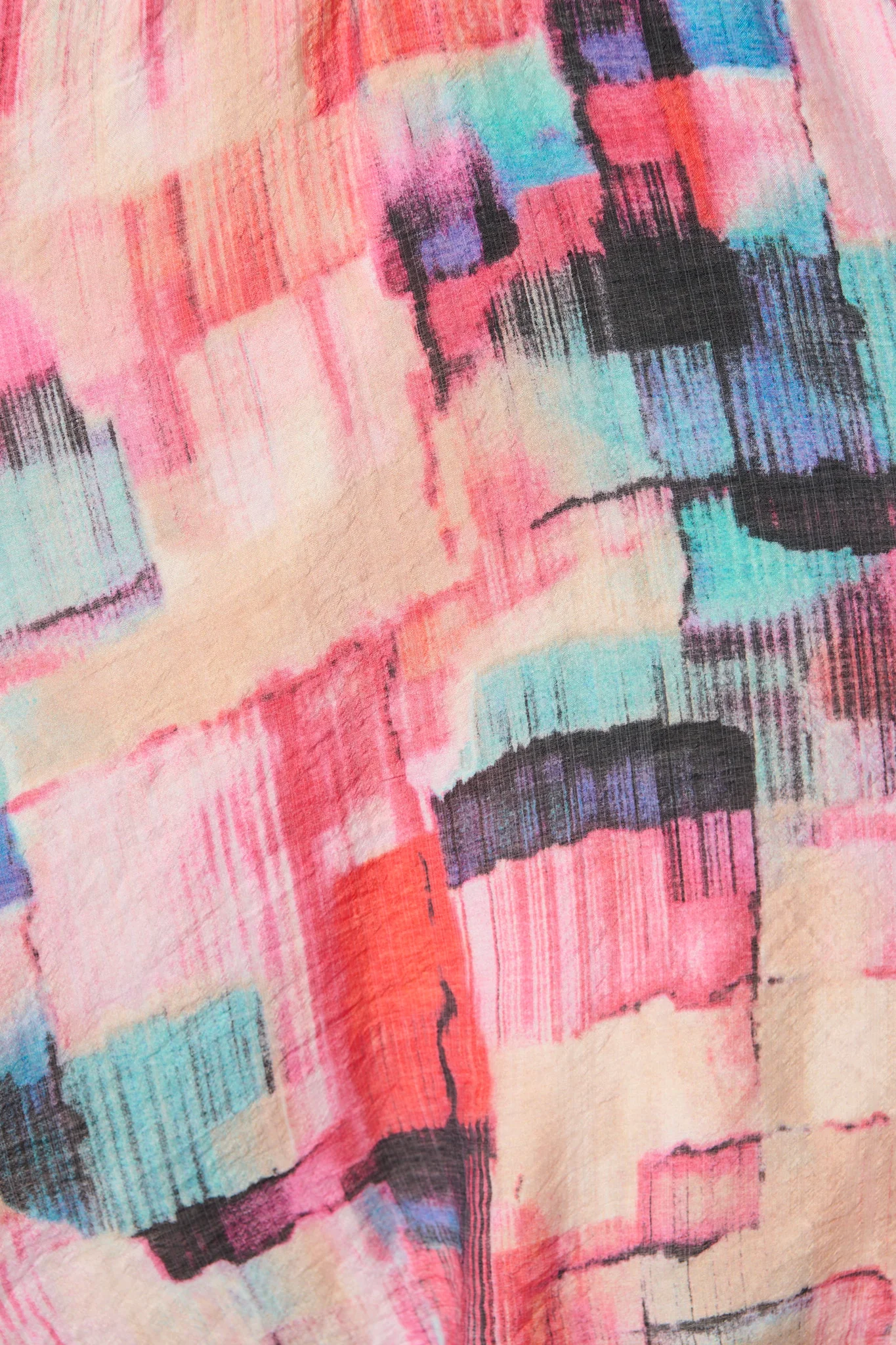 Bribie Dress In Purple With Blue Multi Print - Image 6