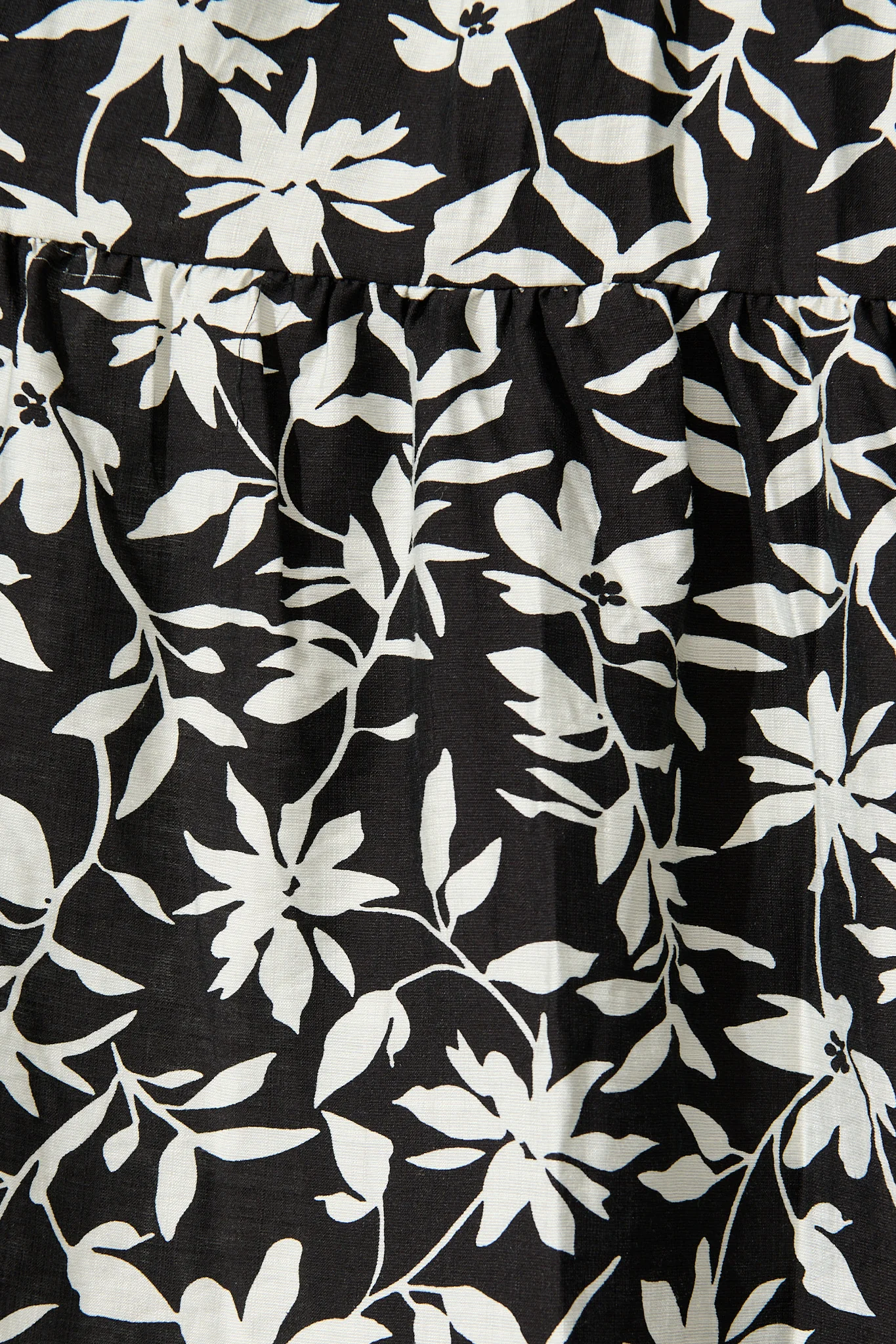 Caracelle Smock Dress Black with Cream Floral - Image 10