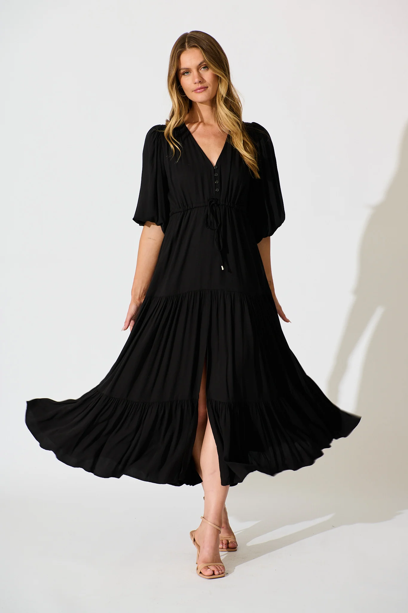 Carwen Maxi Dress in Black