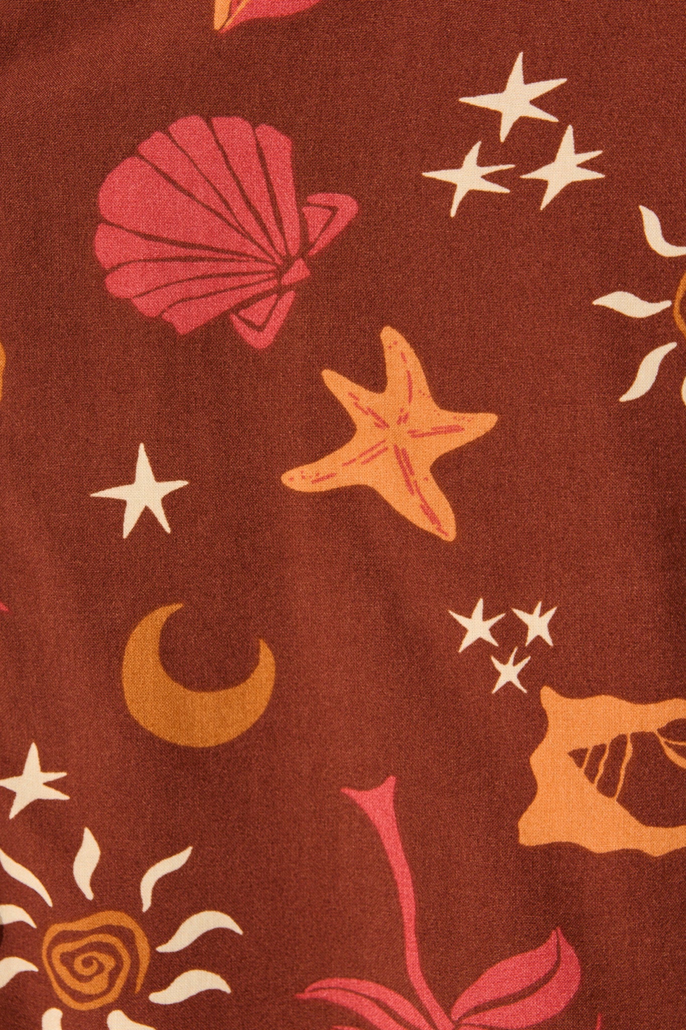 Charmain Dress in Multi Brown Summer Print - Image 6