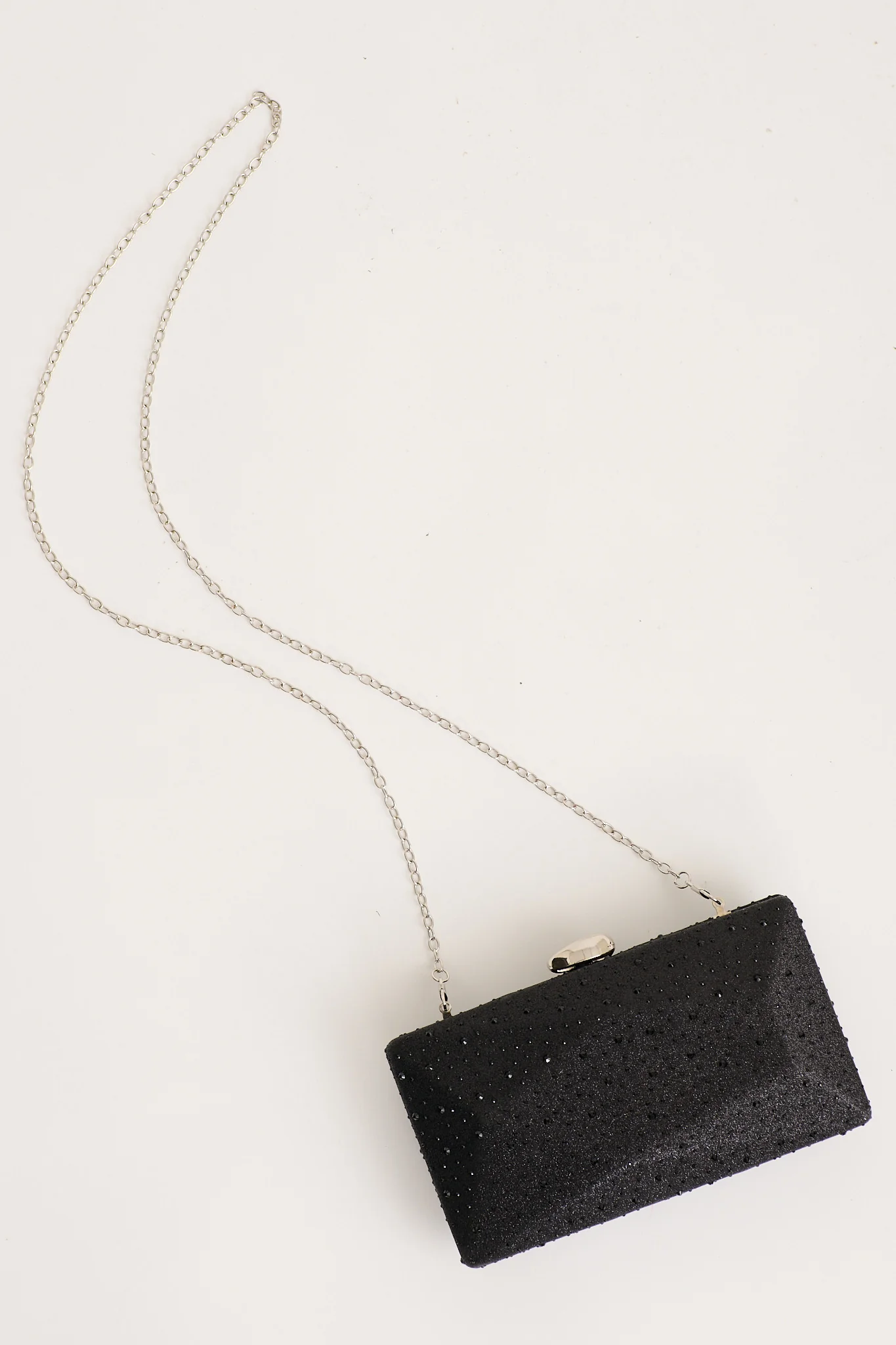Clara Clutch Bag in Black - Image 4