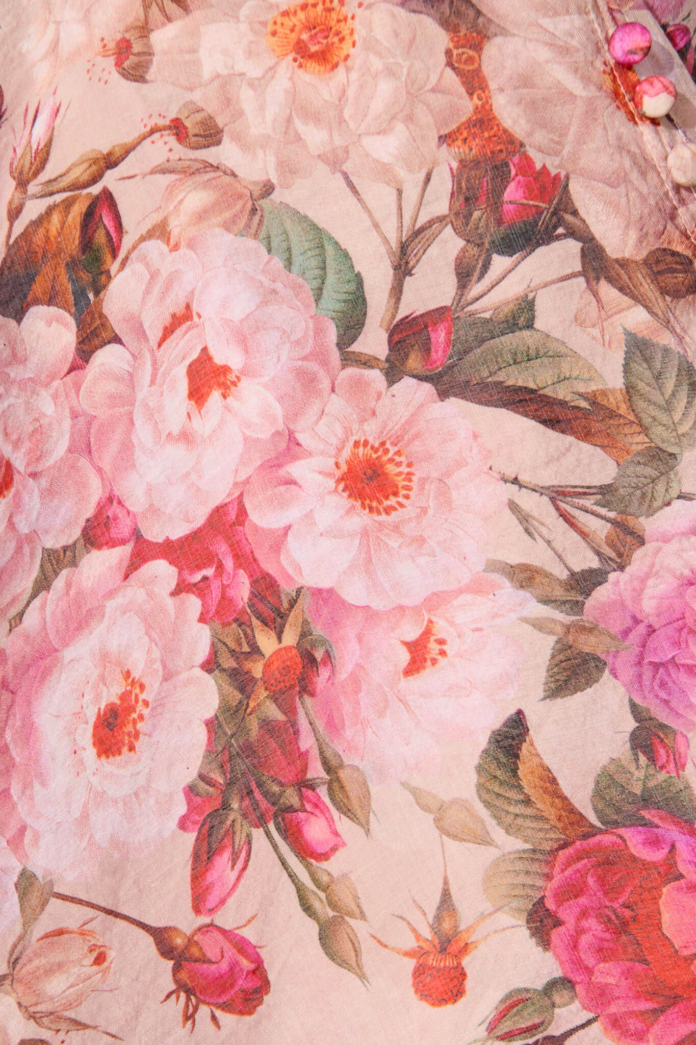 Clarissa Dress In Vintage Blush Floral Print - Image 13
