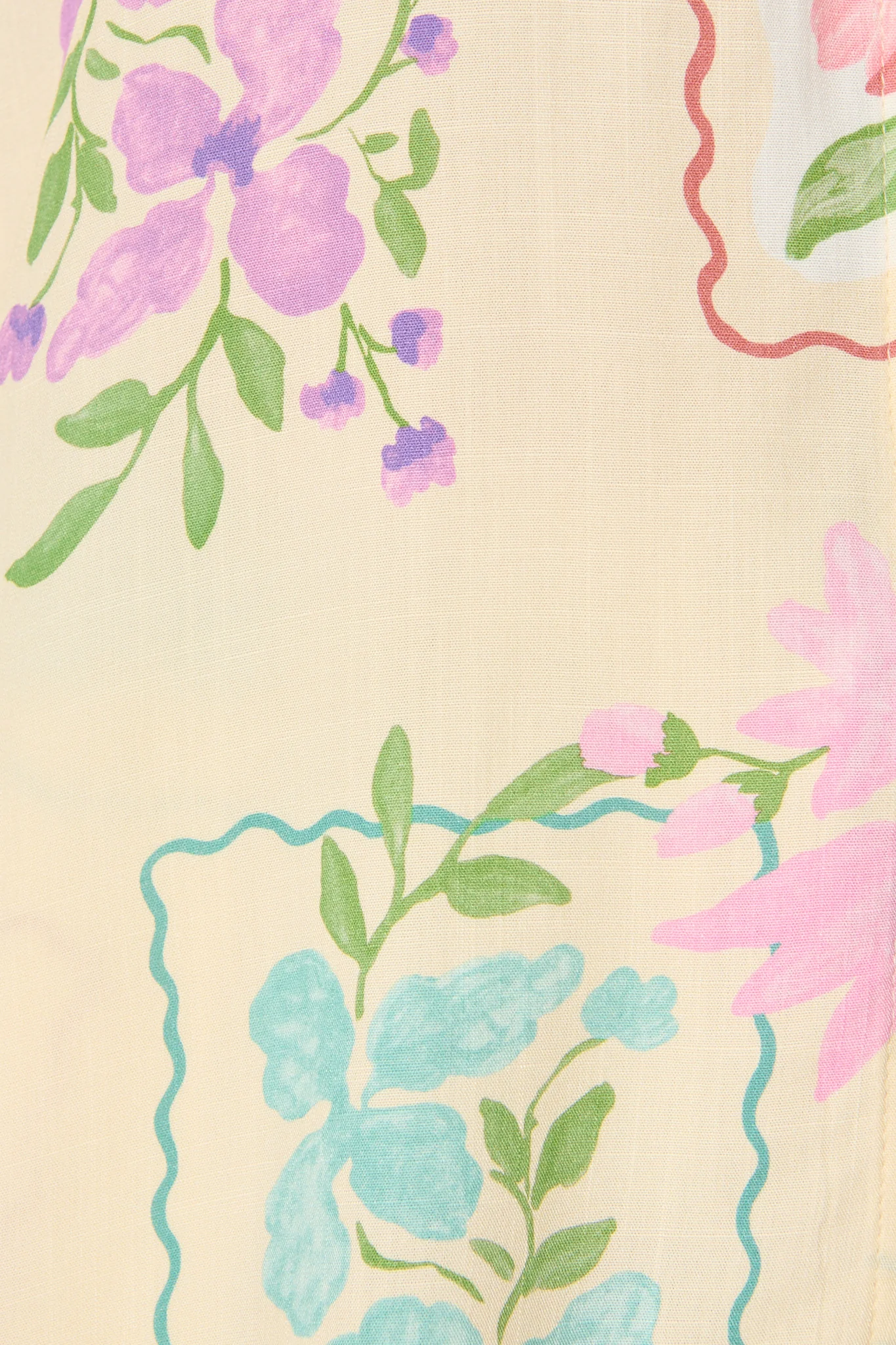 Clementine Garden Shirt in Multi Conversational Print - Image 9