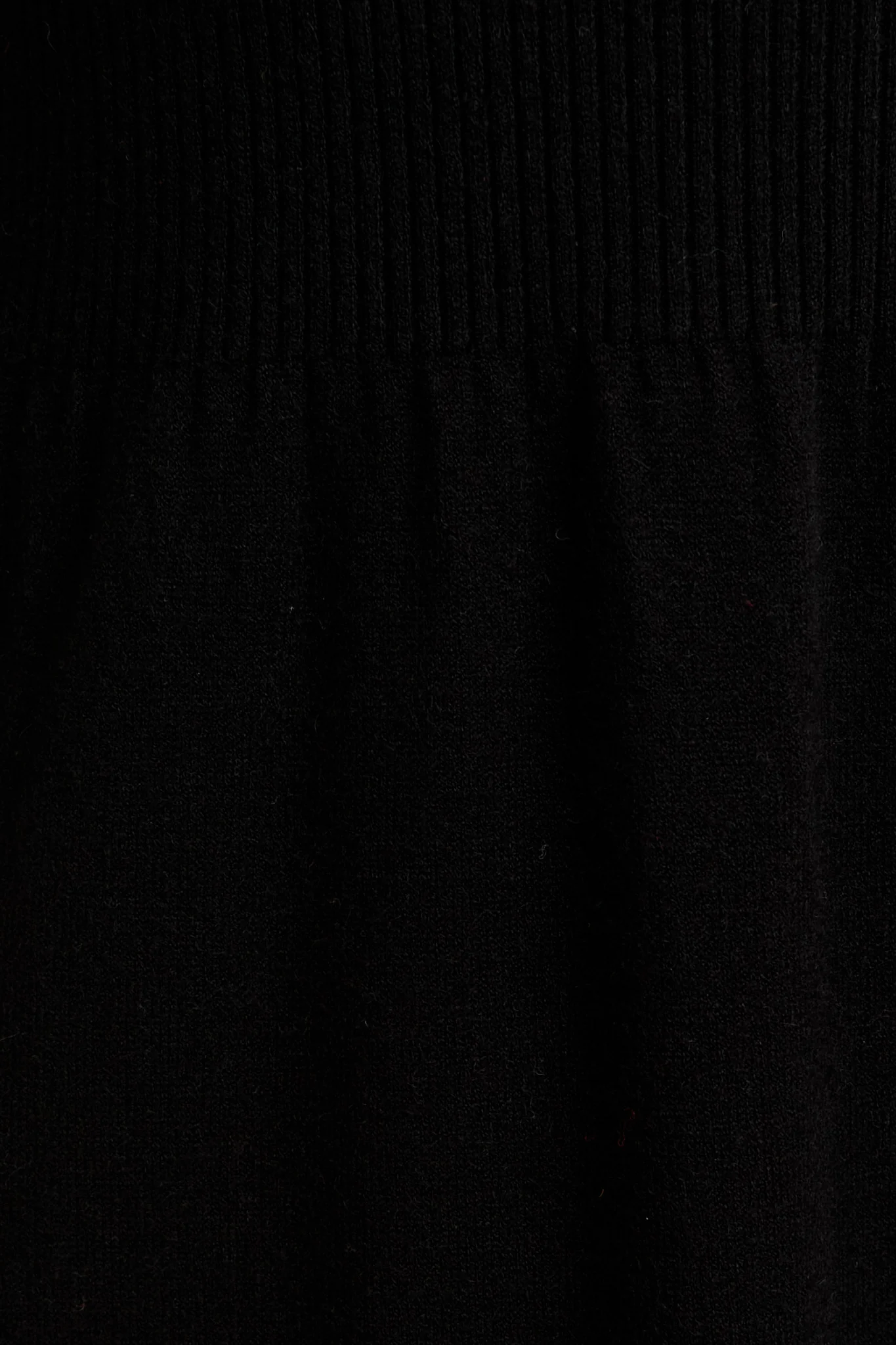 Contour Knit Zip Midi Dress in Black - Image 6