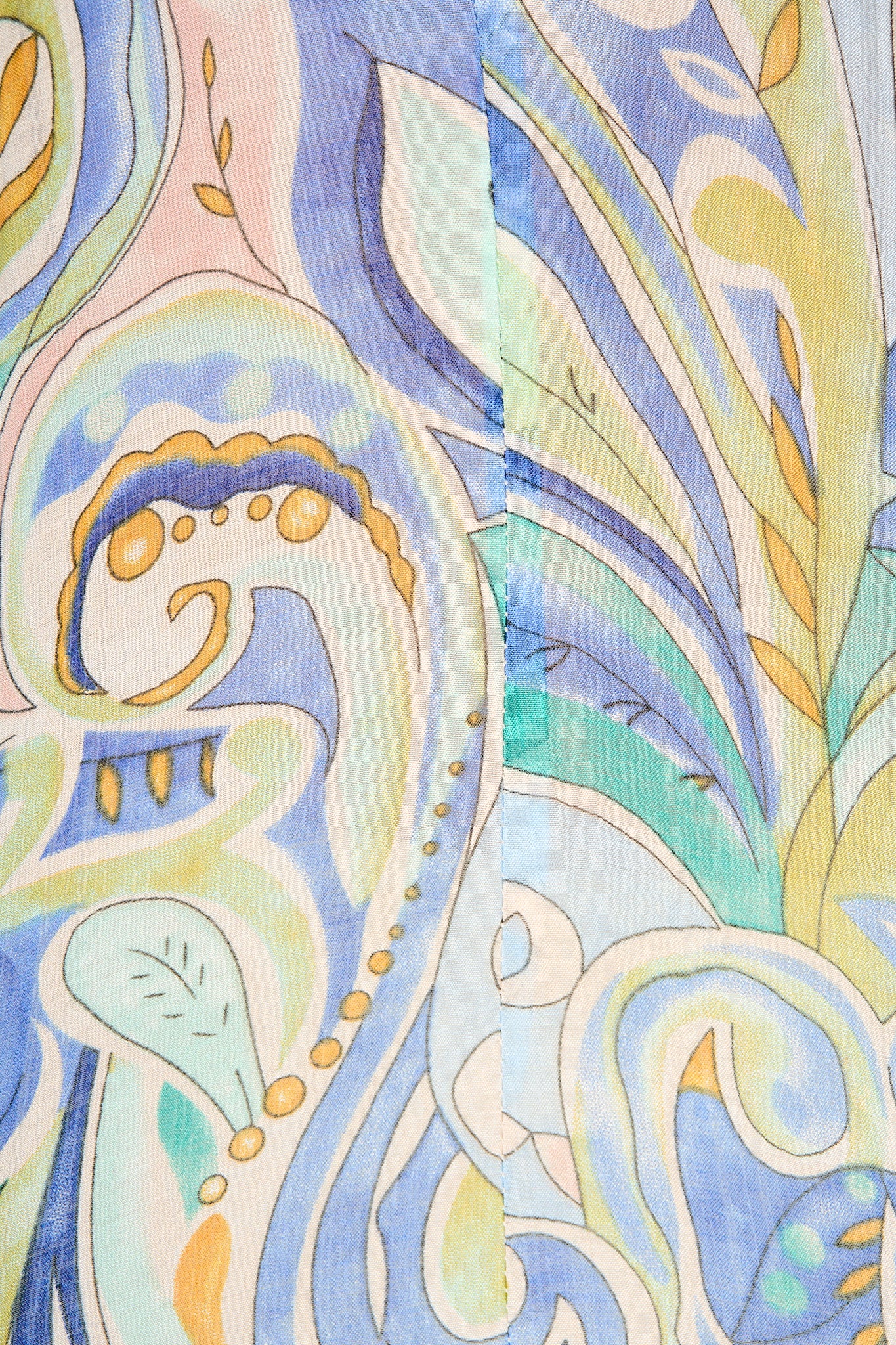 Dahlia Shirt in Blue Multi Print - Image 6