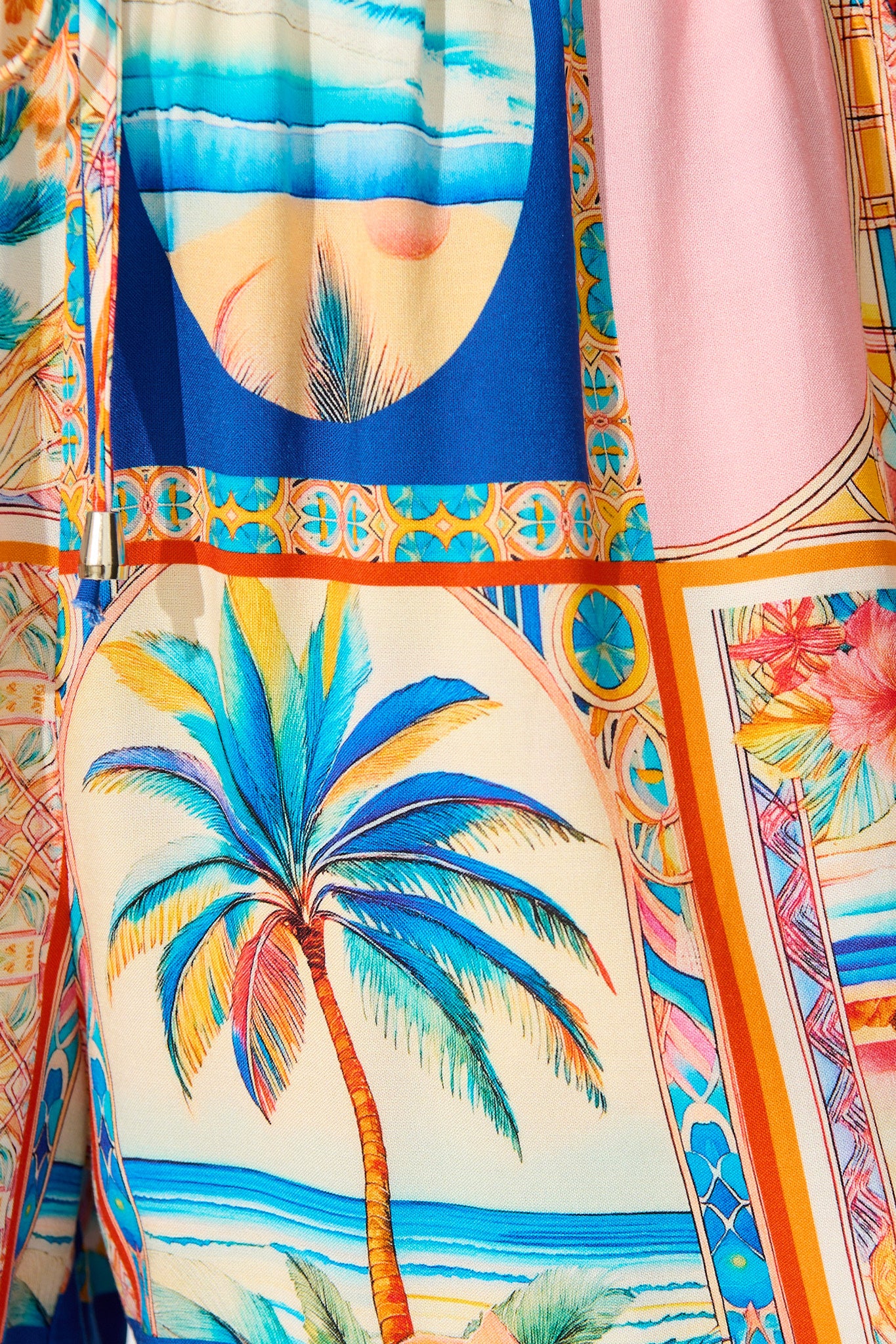 Darana Short in Multi Palm Print - Image 6
