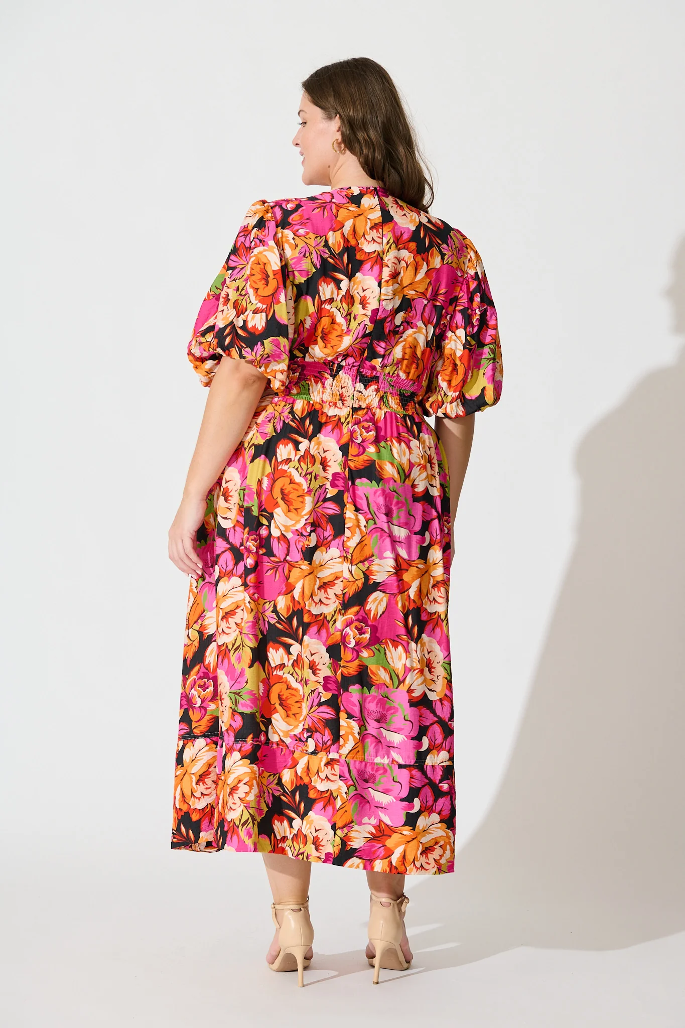 Daydreamer Midi Dress In Multi Floral - Image 9
