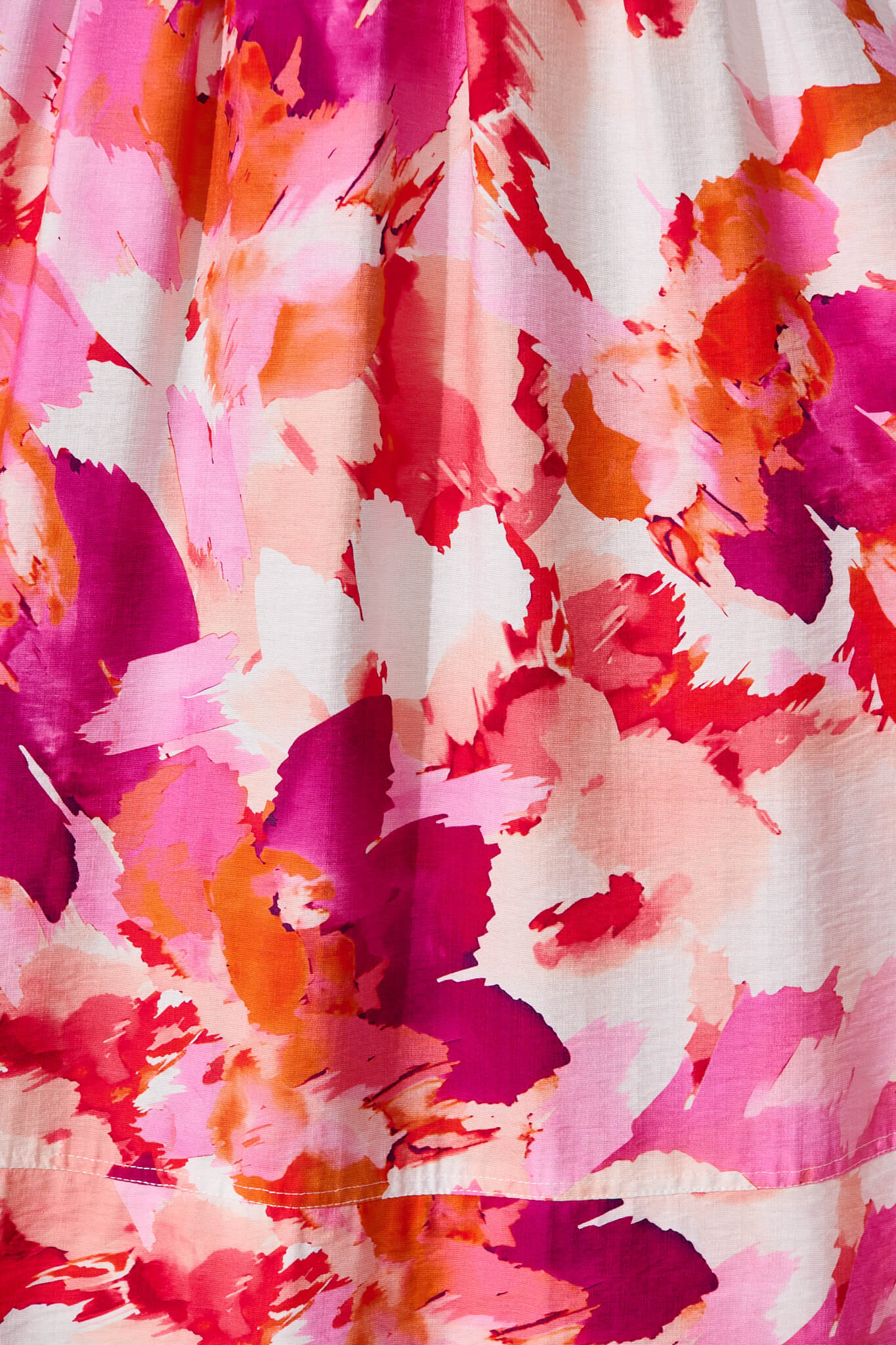 Daydreamer Midi Dress in White with Pink Multi Floral - Image 9