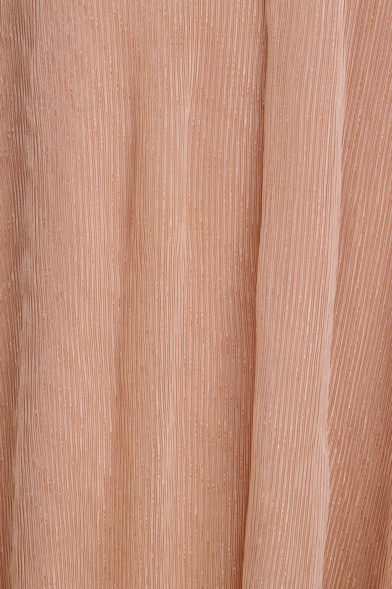 Dazzling One Shoulder Maxi Dress in Rose Gold - Image 11