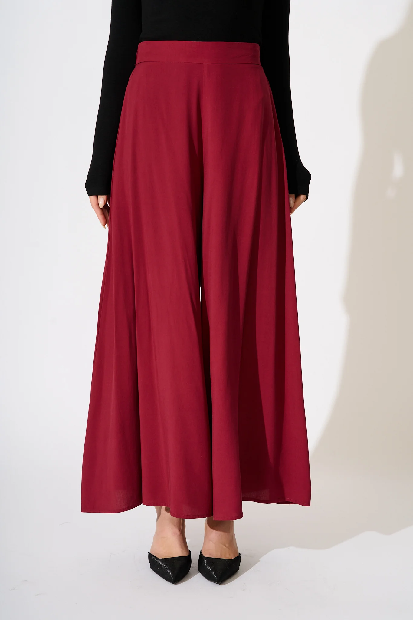 Denver Pant in Wine - Image 2
