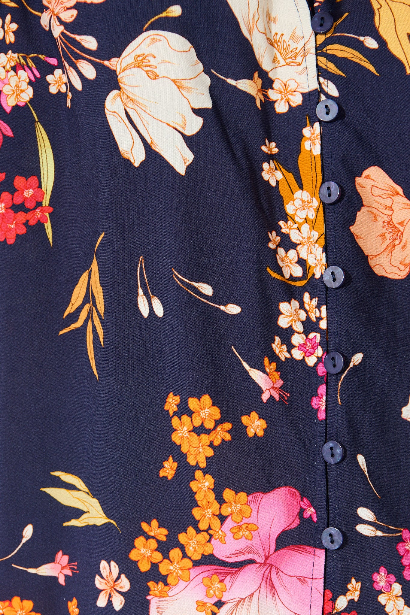 Devotion Top in Navy with Multi Floral - Image 6