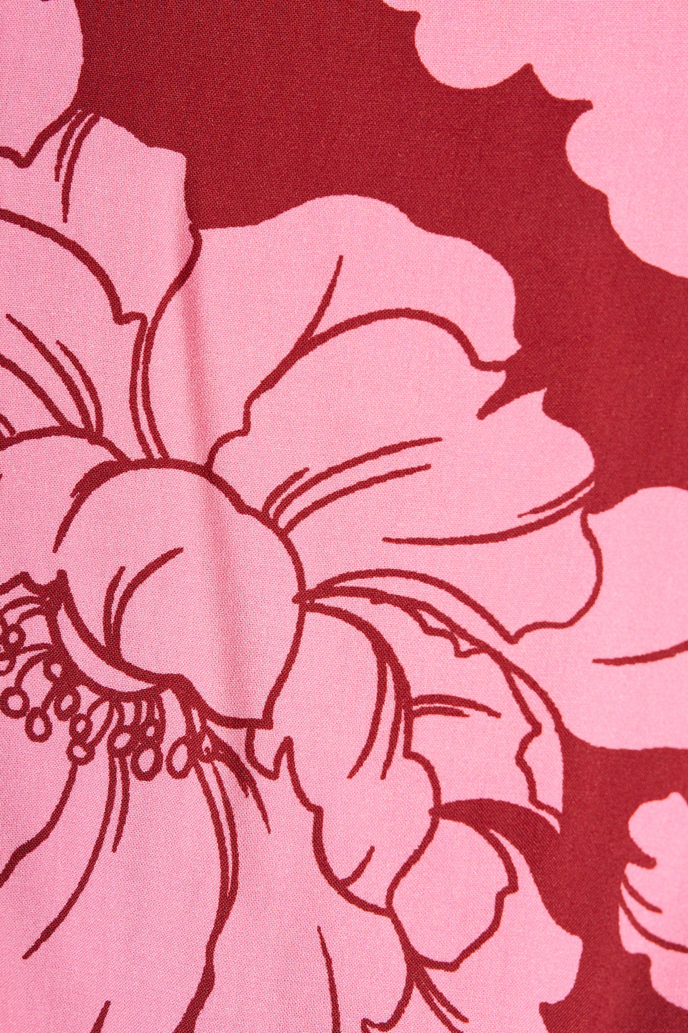 Devotion Top in Wine with Pink Floral - Image 9