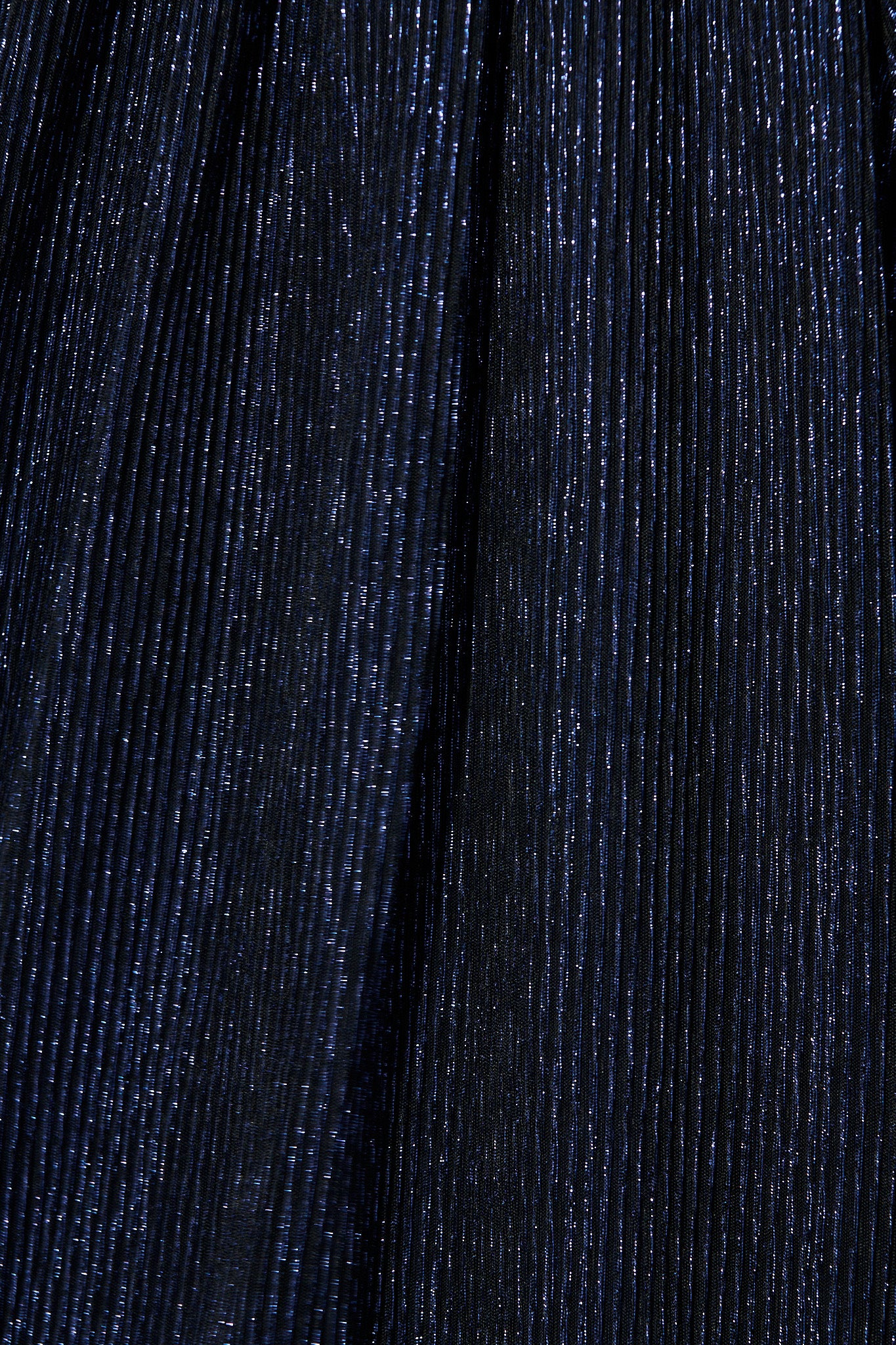 Dip and Dusk Maxi Skirt in Navy Lurex Chiffon - Image 6