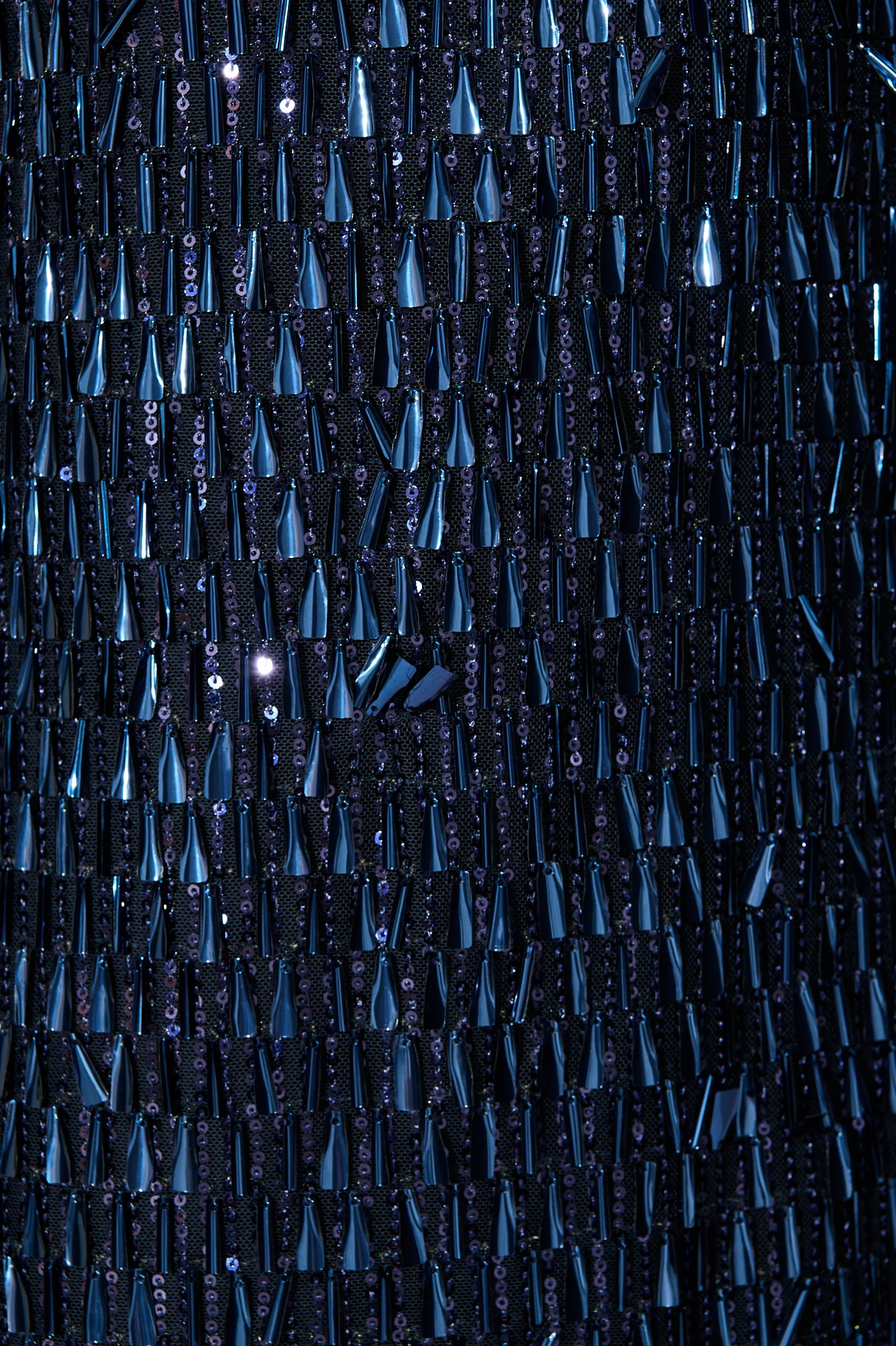 Disco Fever Dress in Navy Sequin - Image 13