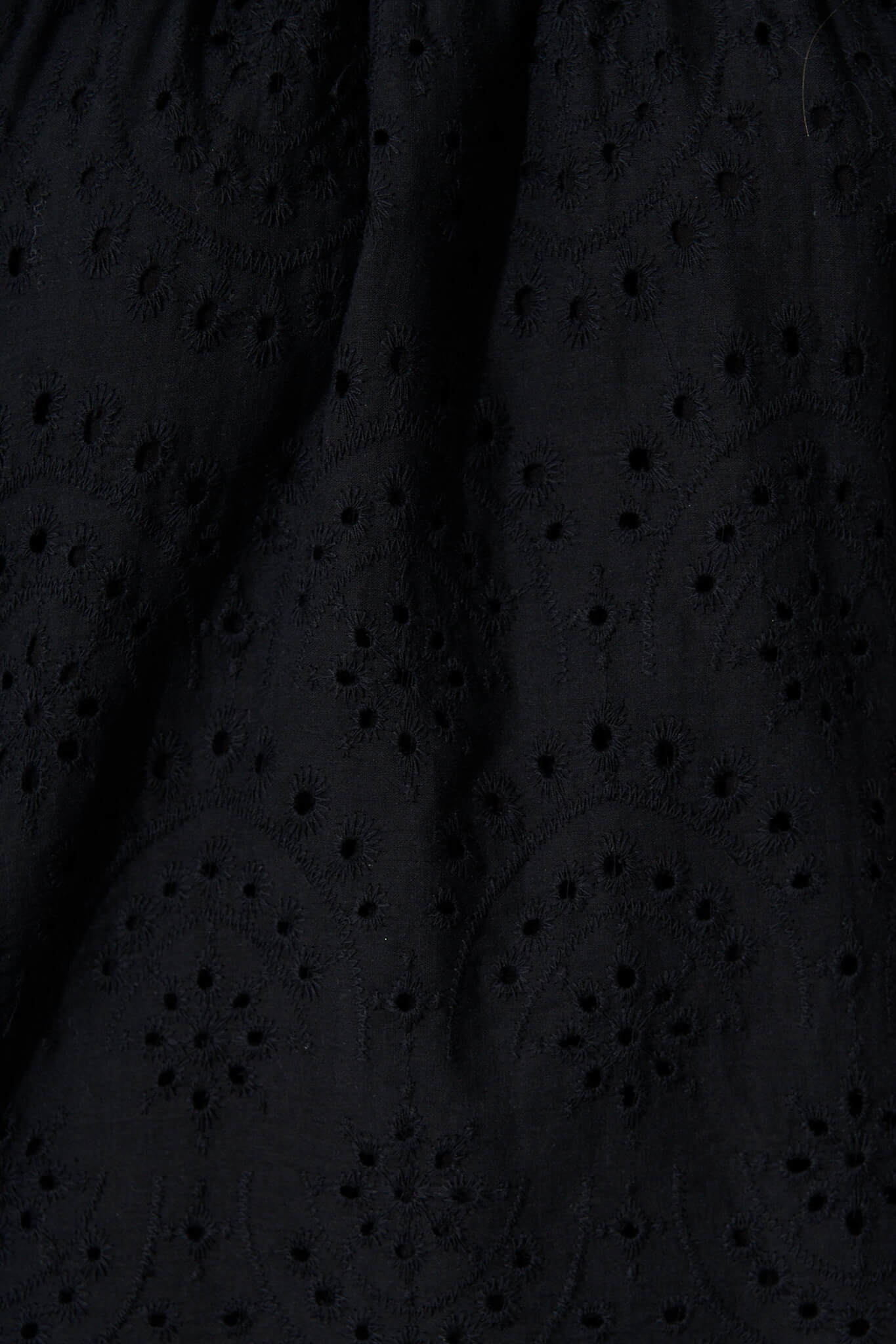 Donia Top In Black Embroidery Cotton - Image 6