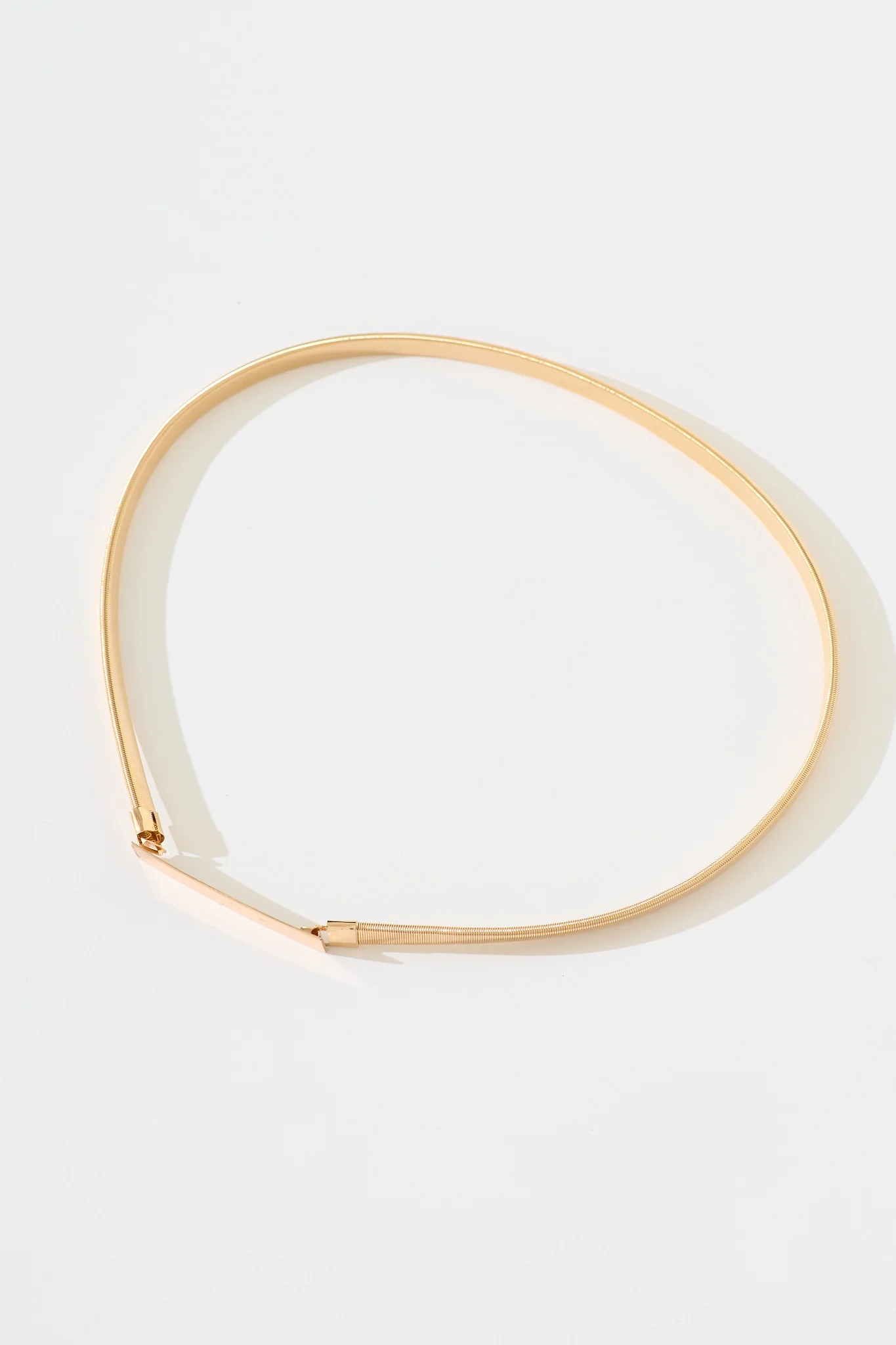 Effie Stretch Belt In Gold - Image 3