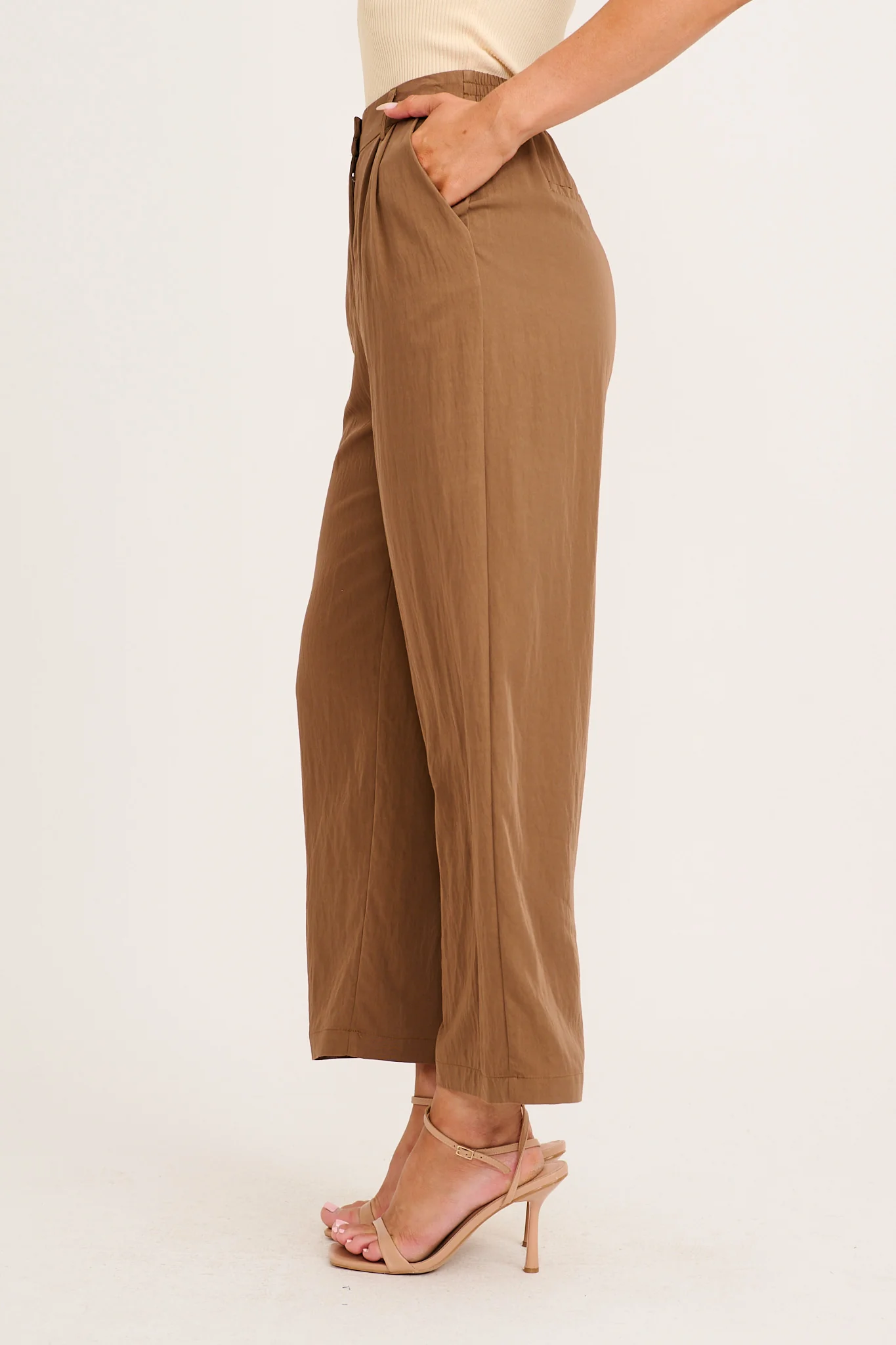 Elevate Pant in Taupe - Image 2