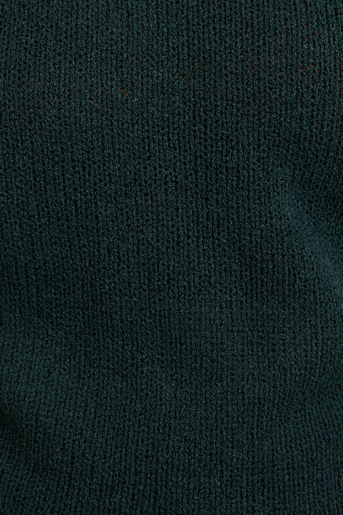 Elsie Knit Top in Emerald Cotton Blend - Image 12