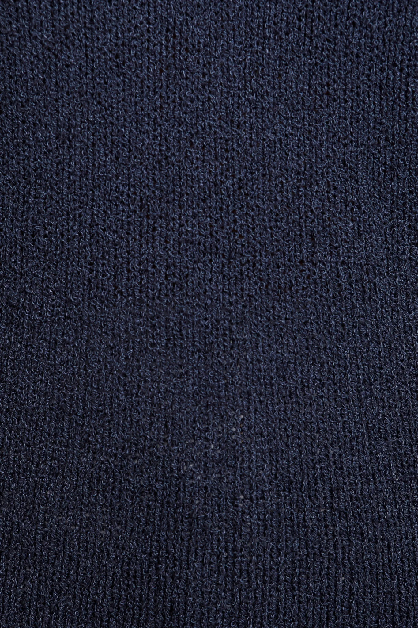 Elsie Knit Top in Navy Cotton Blend - Image 6