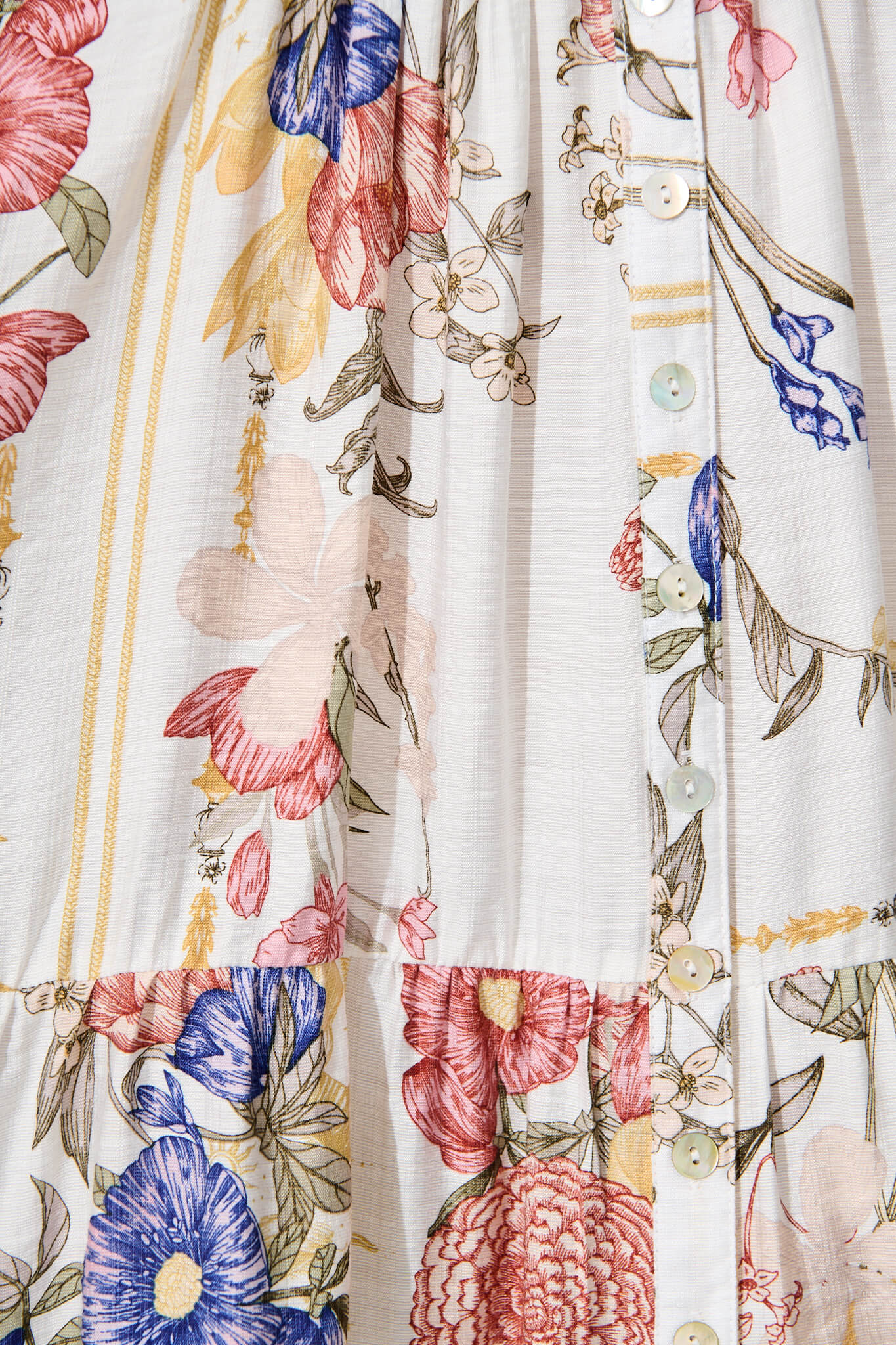 Emelyn Smock Dress In Vintage Floral Print - Image 6