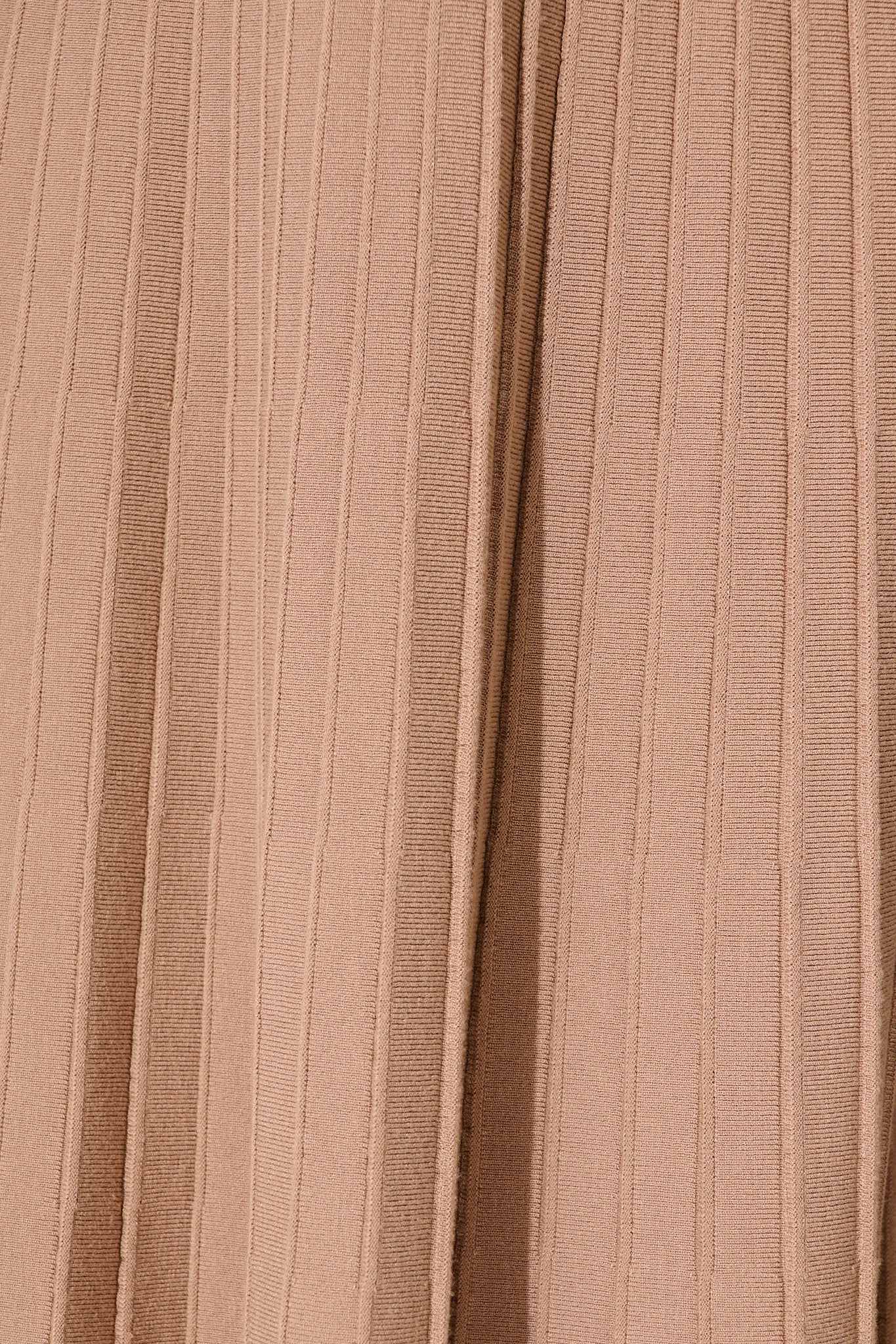 Empire Midi Knit Skirt in Mocha - Image 6