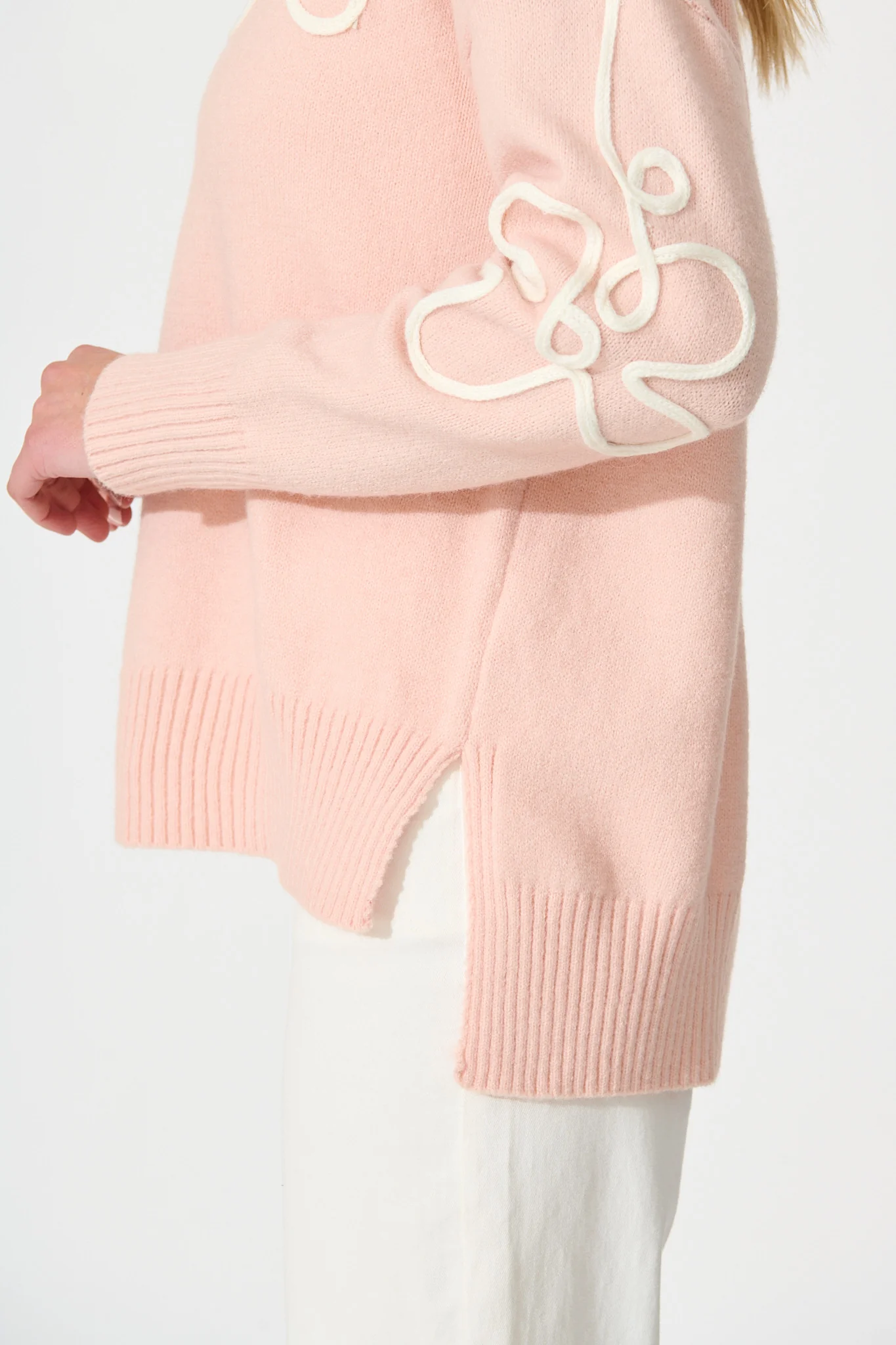 Endless Wishes Knit in Pink Wool Blend - Image 8