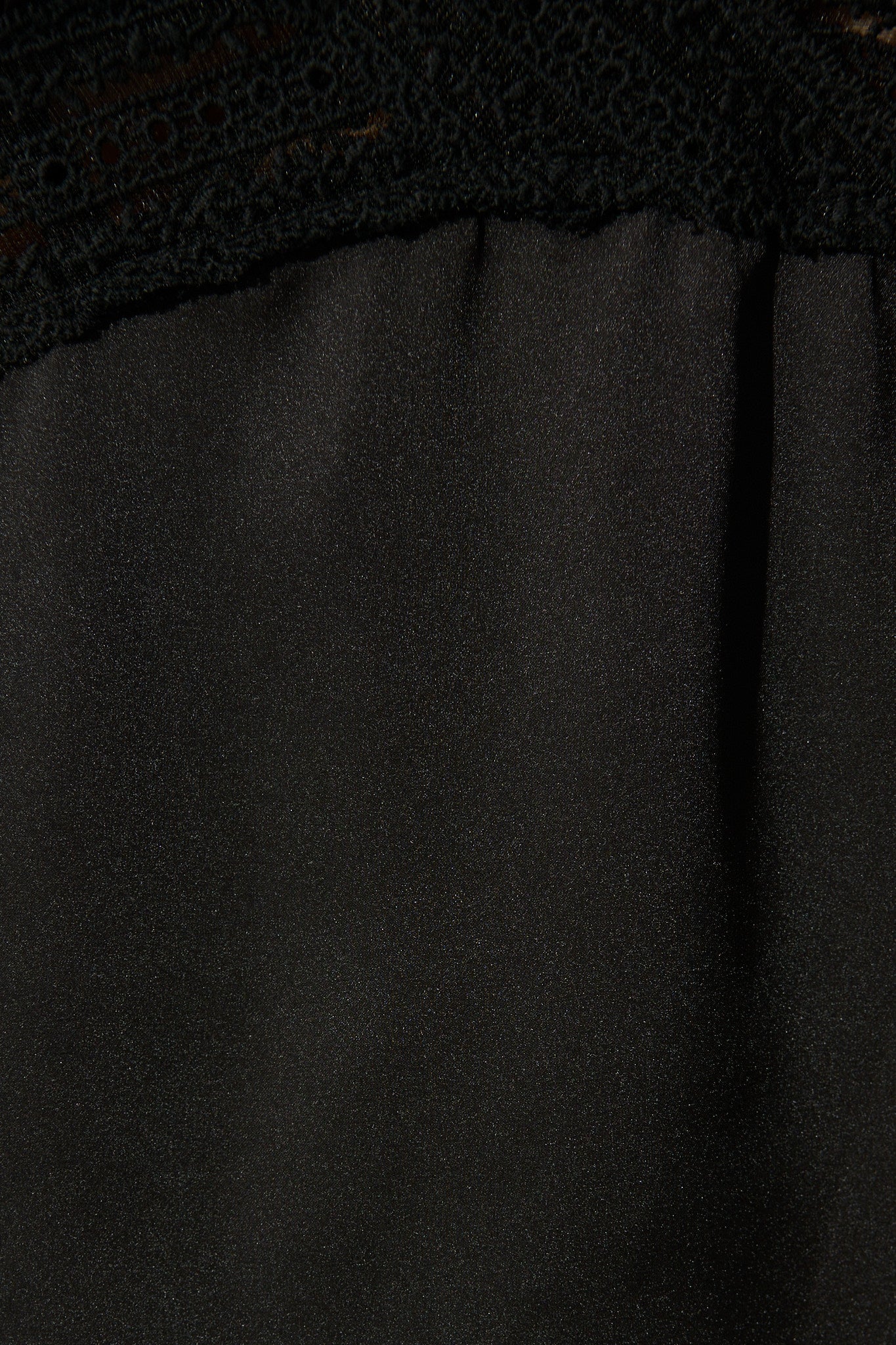 Esta Lace Cami Top in Black Satin - Image 6