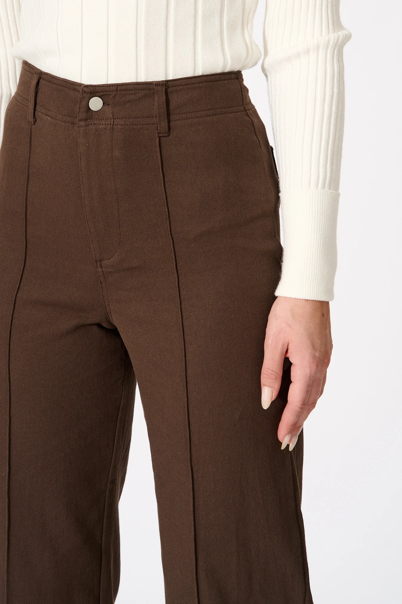 Ezra Jean in Chocolate Cotton Blend - Image 5