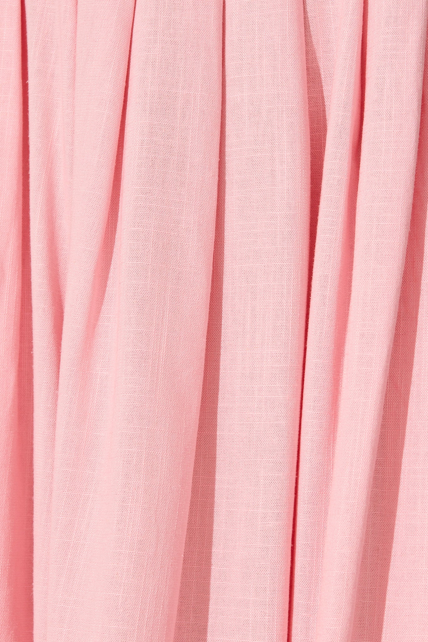 Falicia Dress in Pink Cotton Linen Blend - Image 6