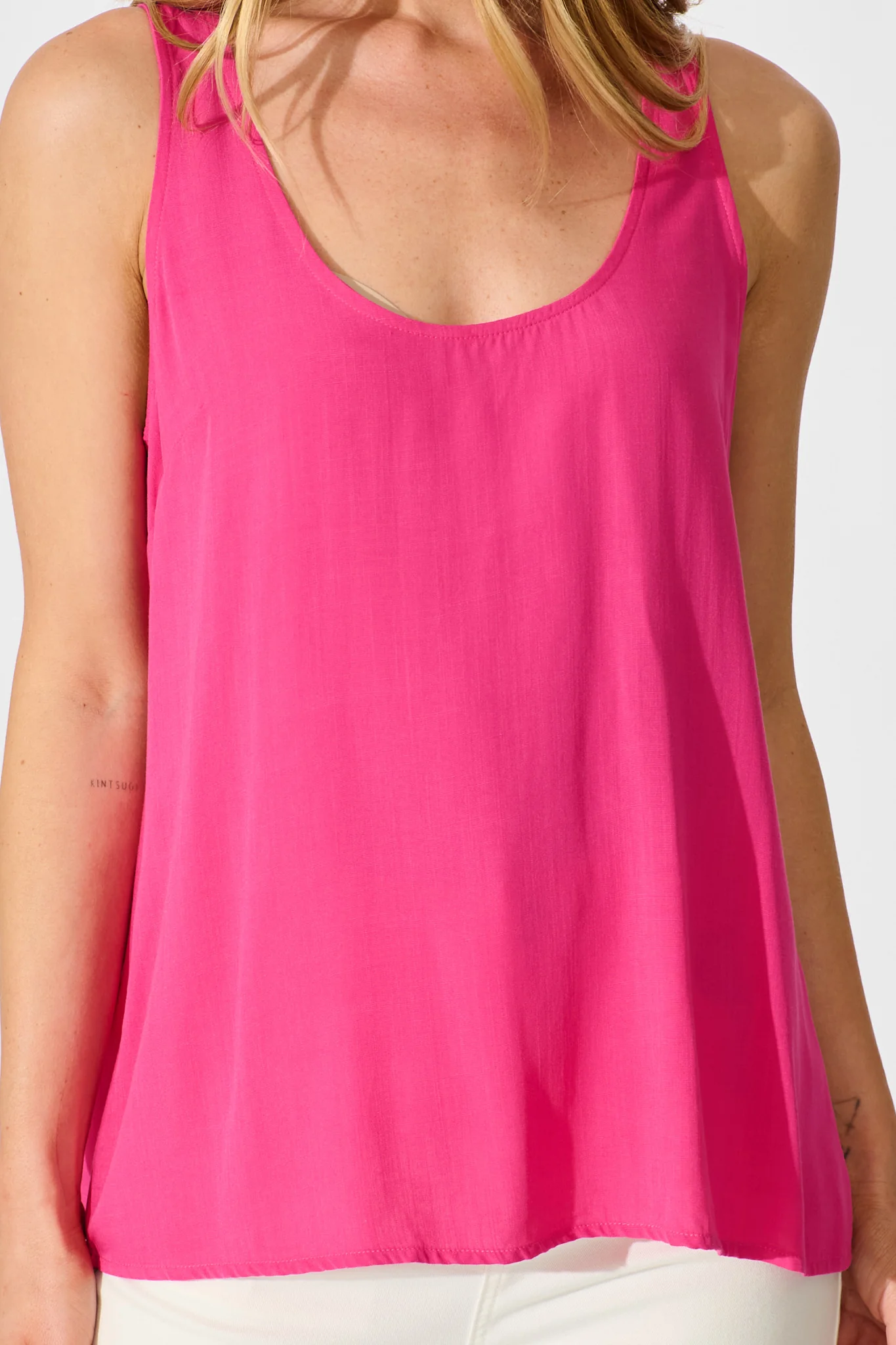 Genova Top in Hot Pink - Image 5
